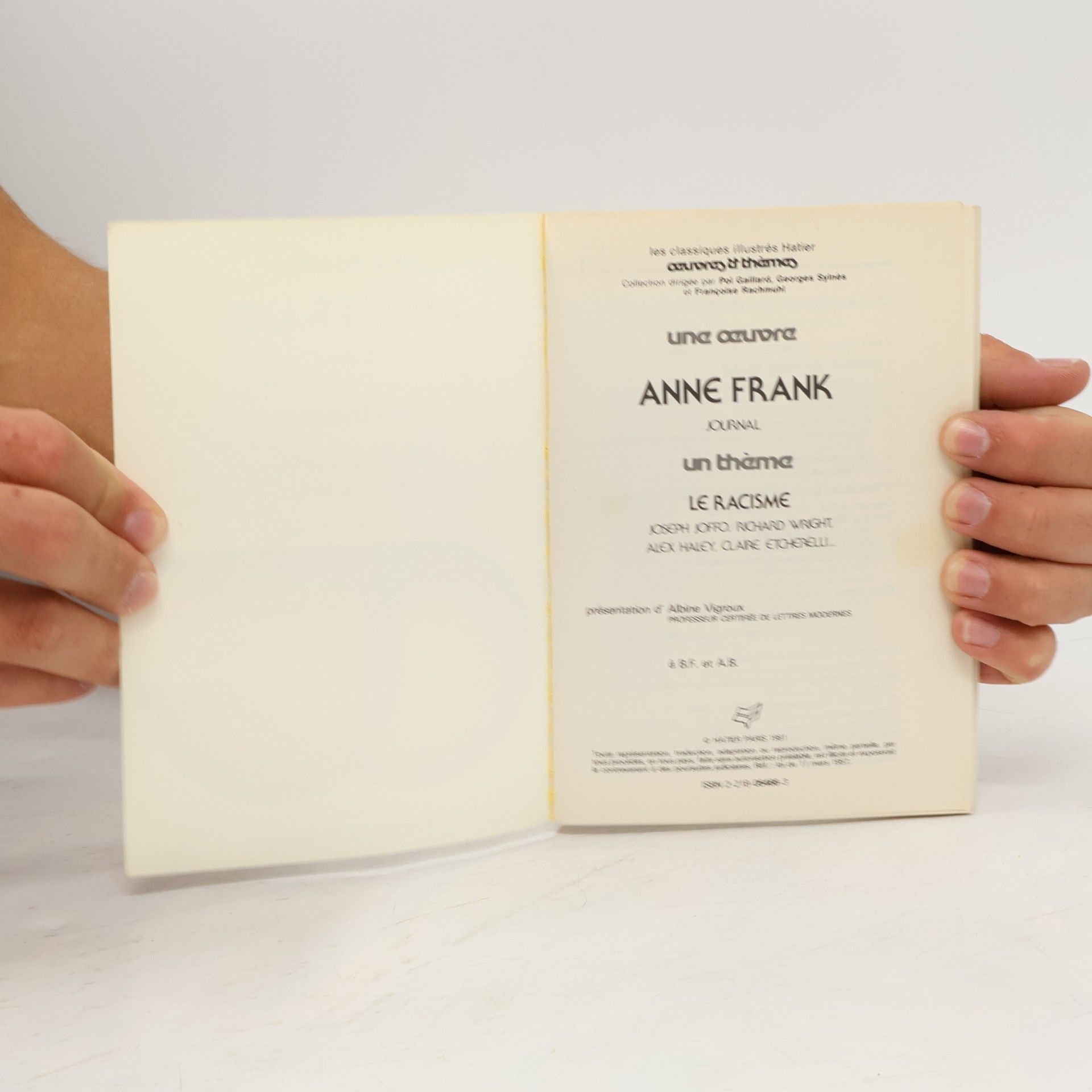 Anne Frank Œuvres & thèmes: Le journal d'Anne Frank