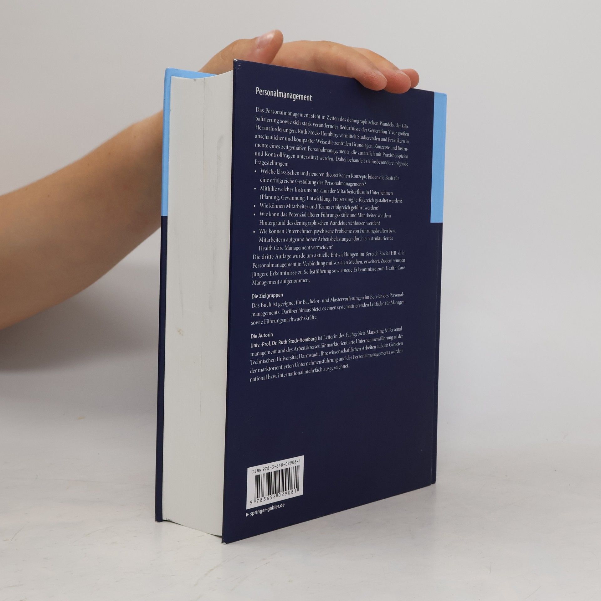 Ruth Stock-Homburg Personalmanagement - Lehrbuch - 3. Auflage