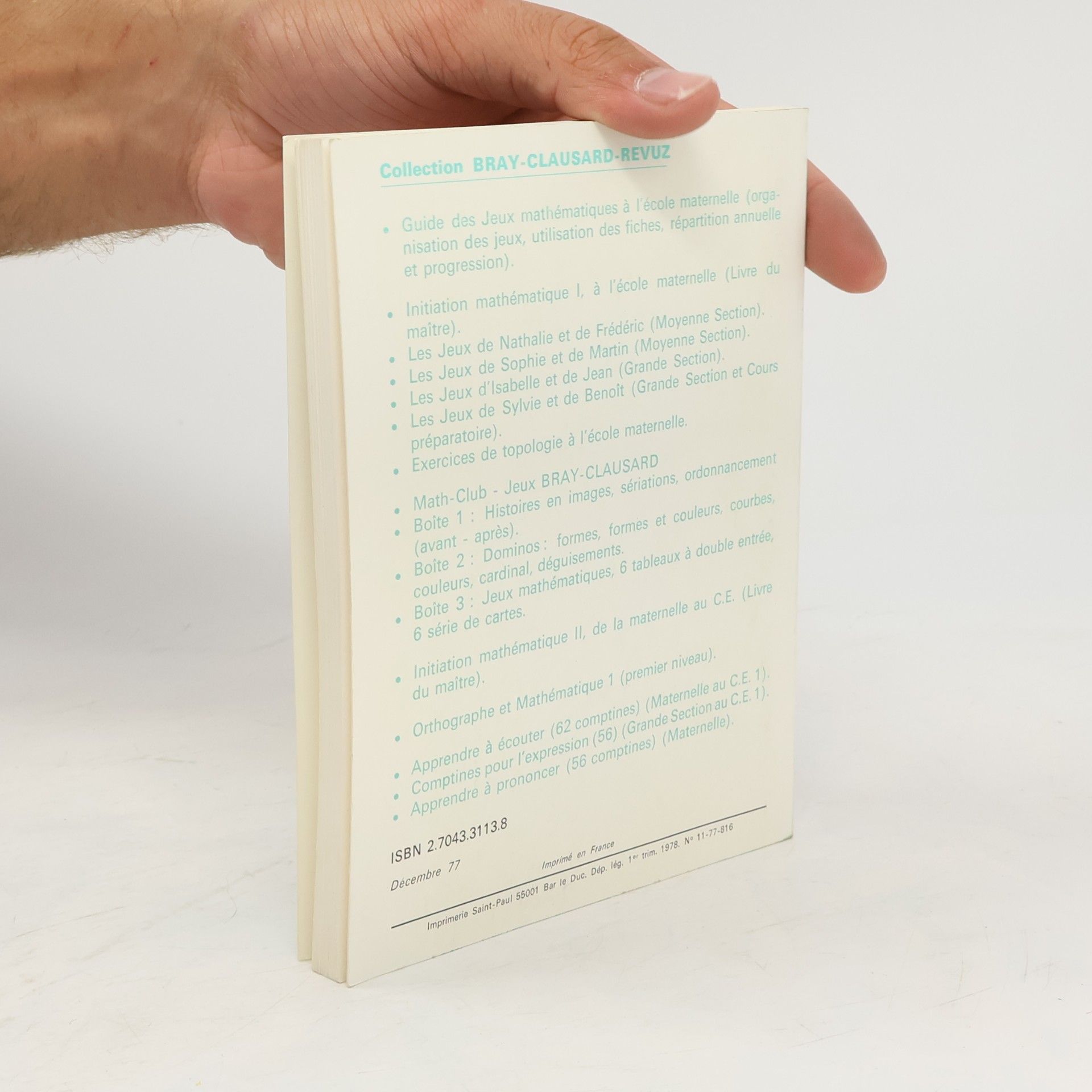 Bray-Clausard Comptines pour apprendre à prononcer