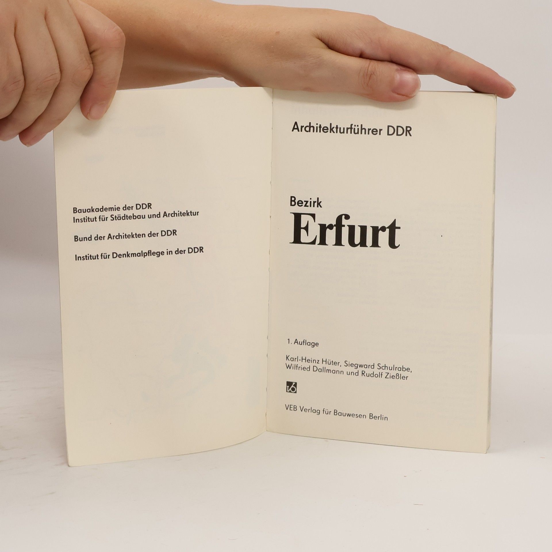 Karl-Heinz Huter Architekturführer DDR