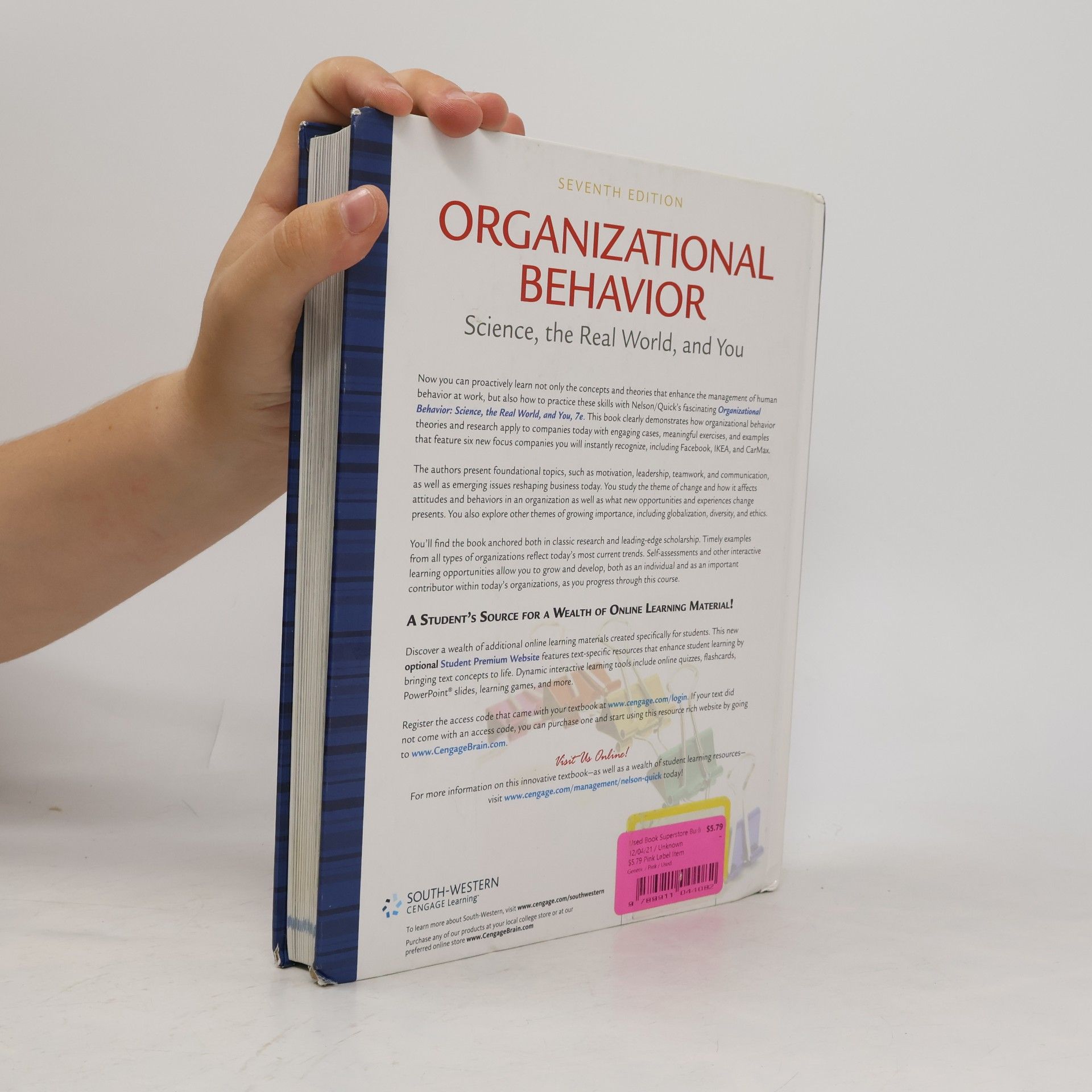 Debra L. Nelson Organizational Behavior Seventh Edition