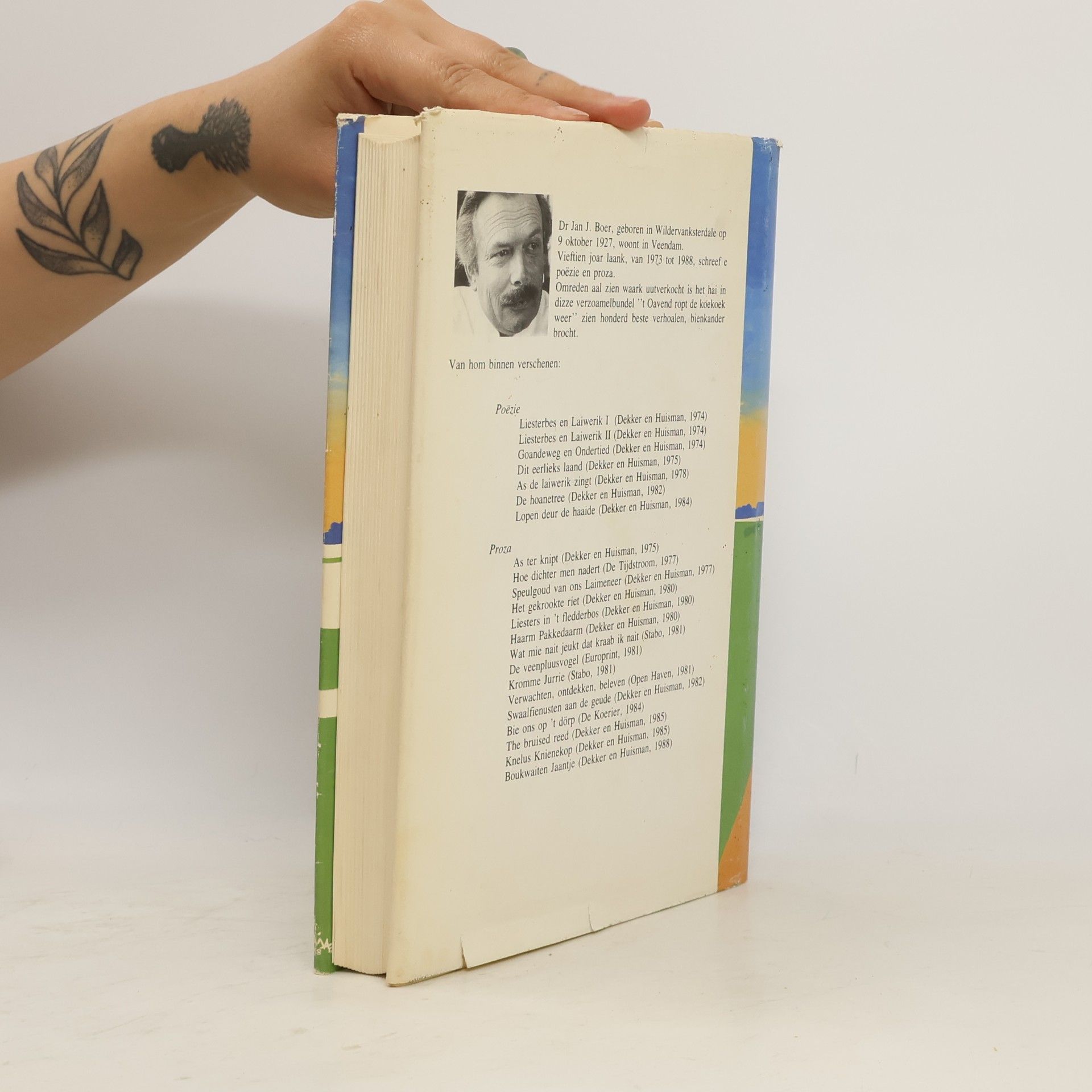 Jan Jacob Boer 't Oavend ropt de koekoek weer