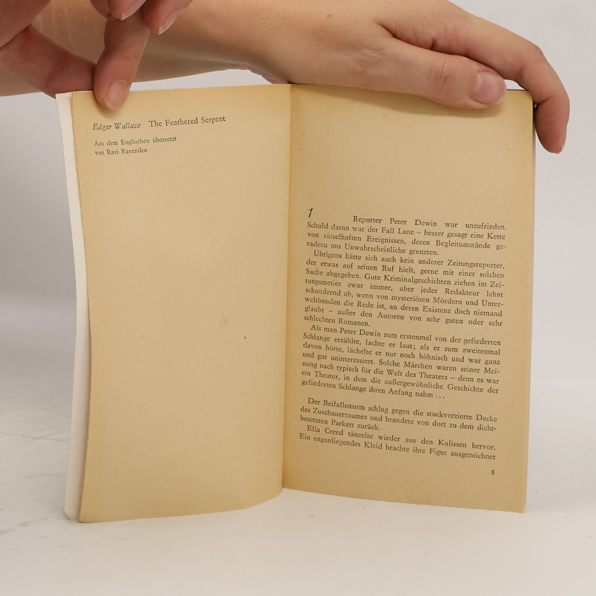Edgar Wallace Die gefiederte Schlange