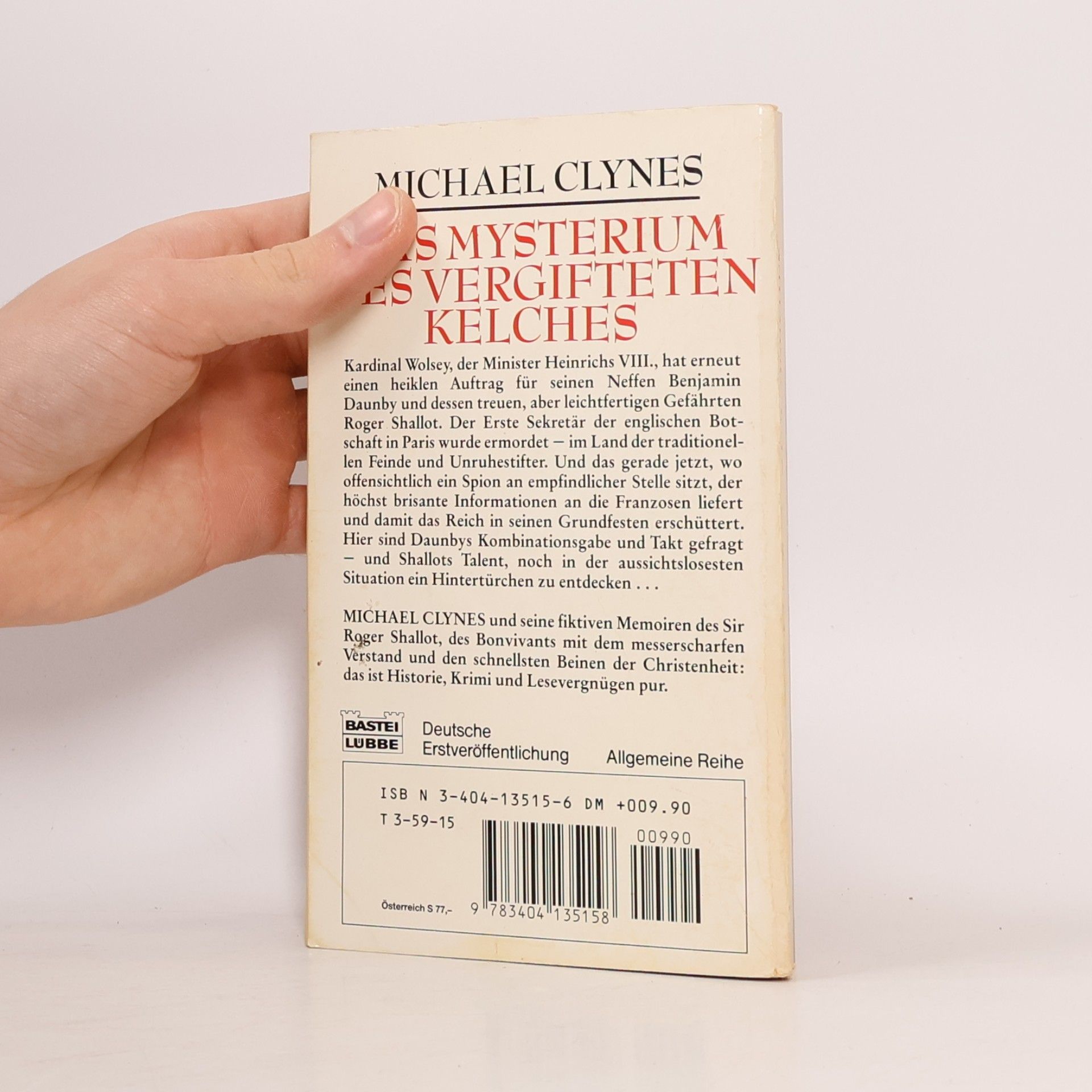 Paul C. Doherty Das Mysterium des vergifteten Kelches