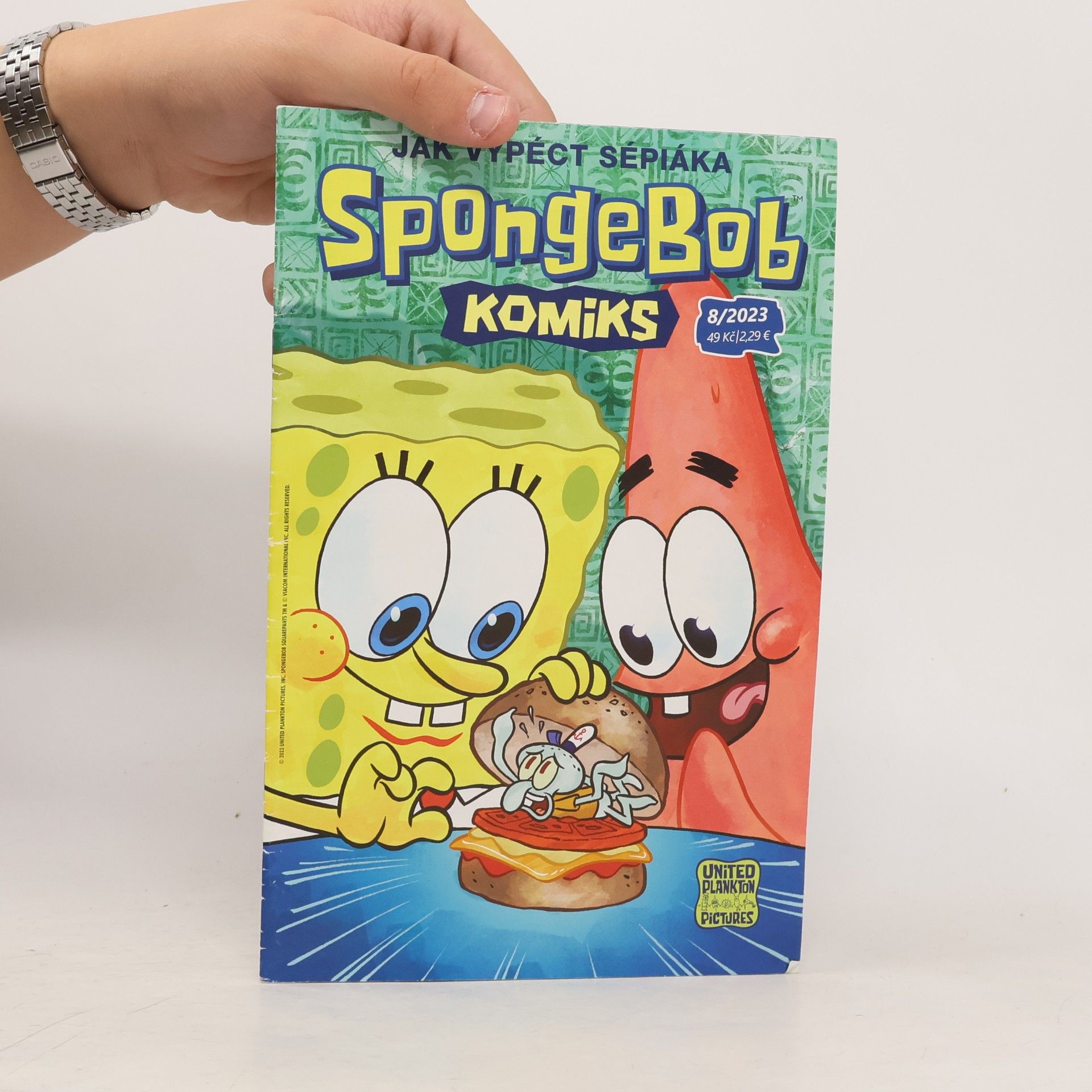Collectif d'auteurs SpongeBob komiks 8/2023. Jak vypéct Sépiáka