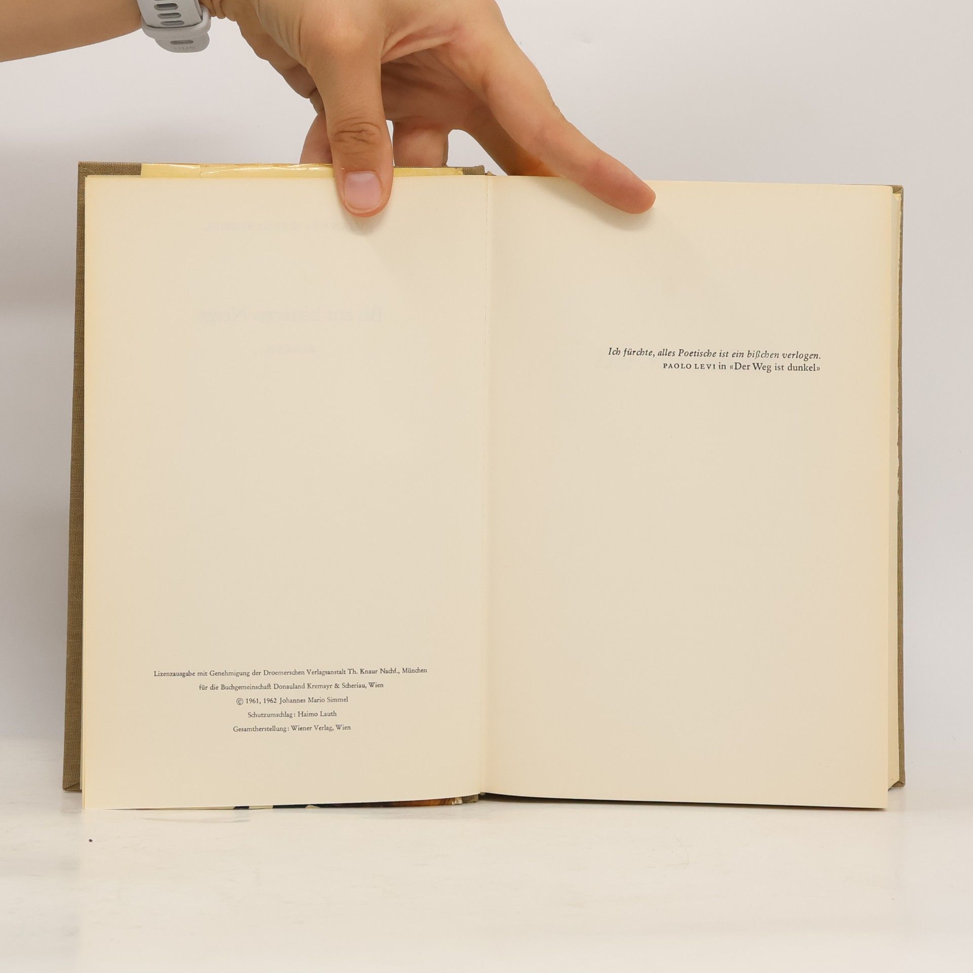 Johannes Mario Simmel Bis zur bitteren Neige