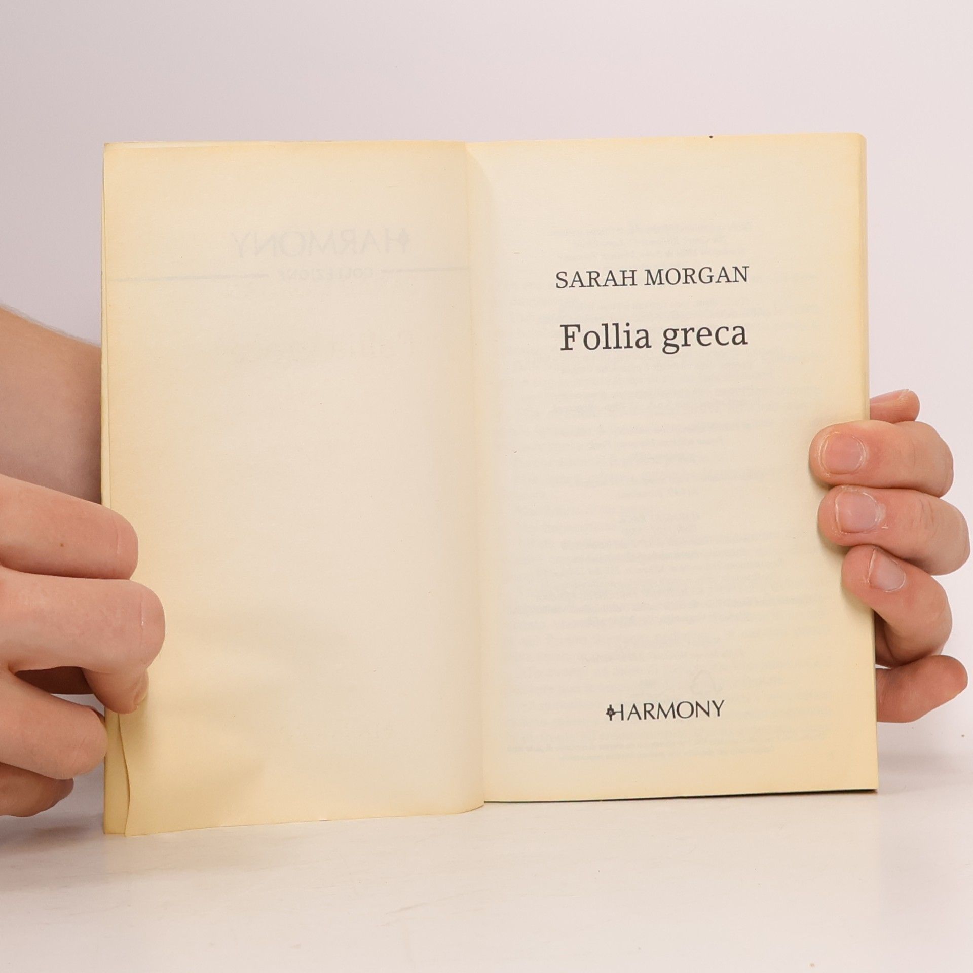 Sarah Morgan Follia greca