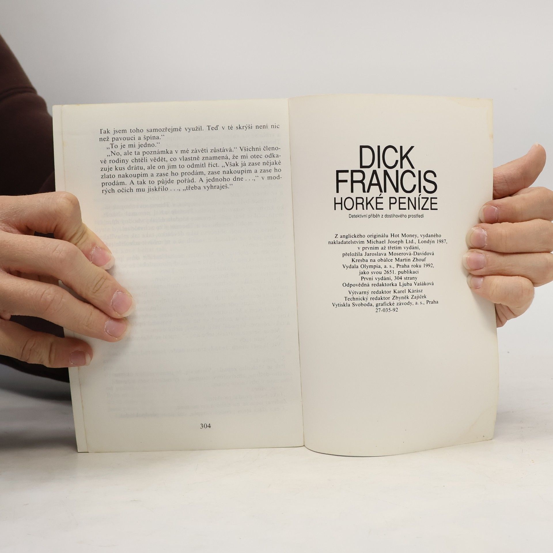 Dick Francis Horké peníze