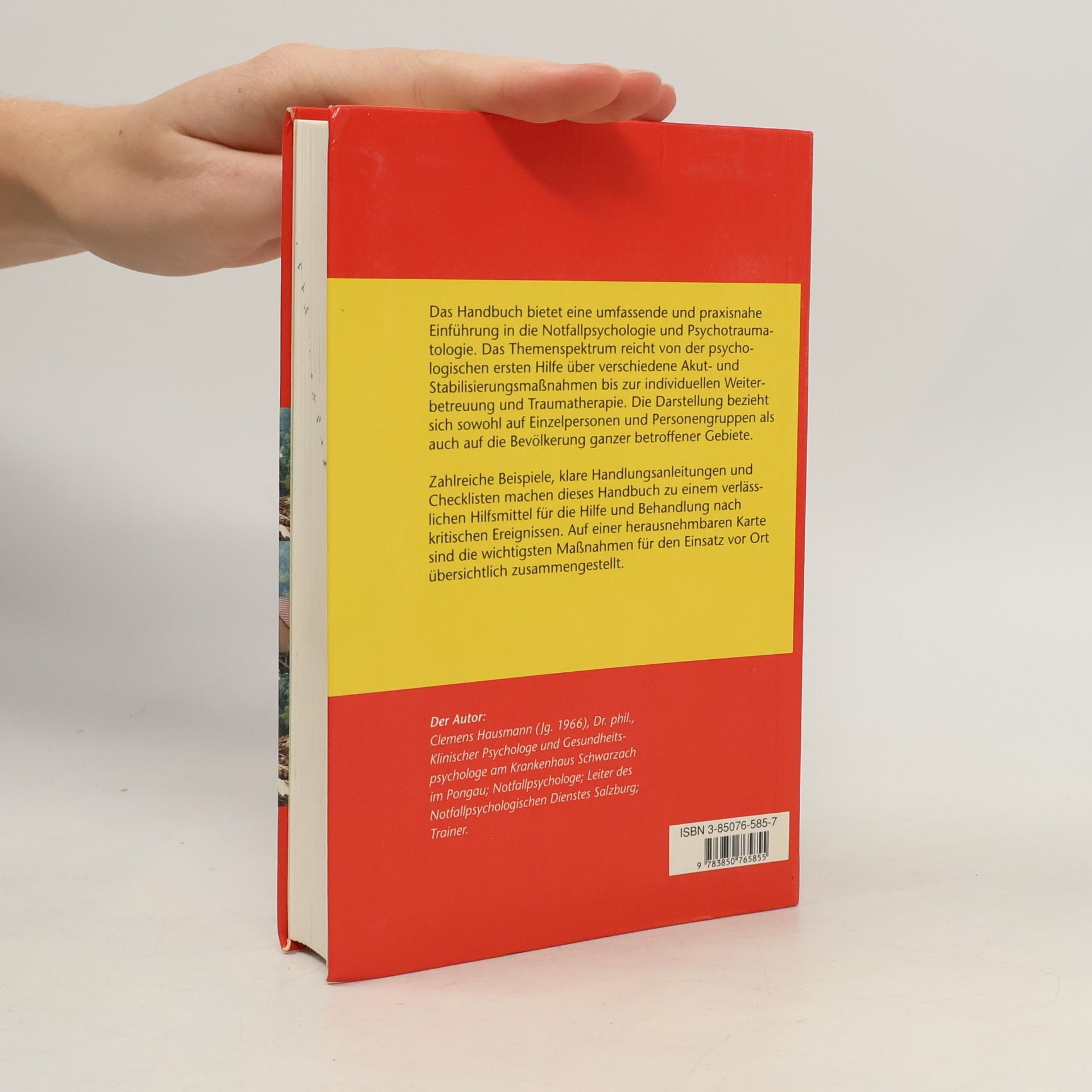 Clemens Hausmann Handbuch Notfallpsychologie und Traumabewältigung