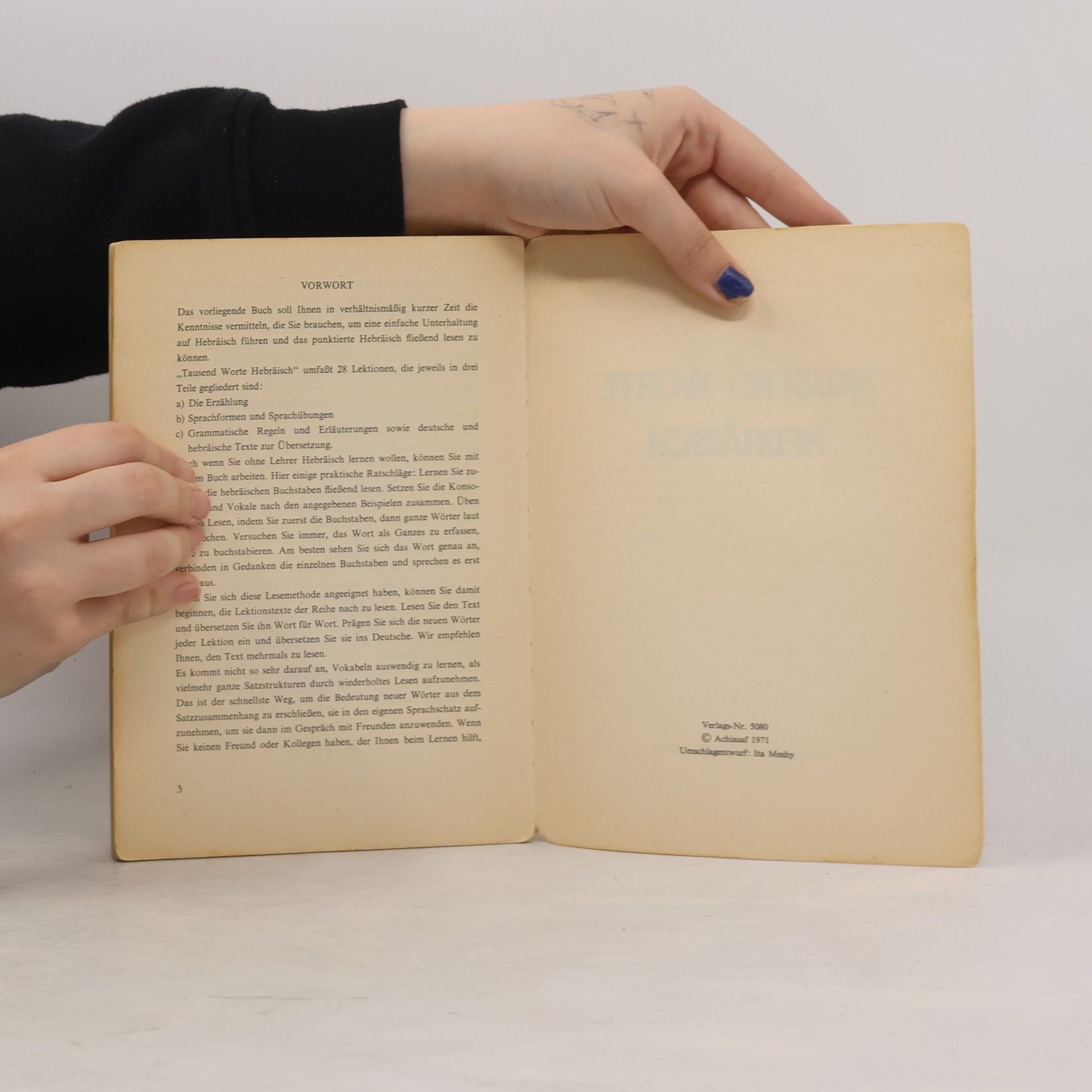 Aharon Rosen Tausend Worte Hebräisch