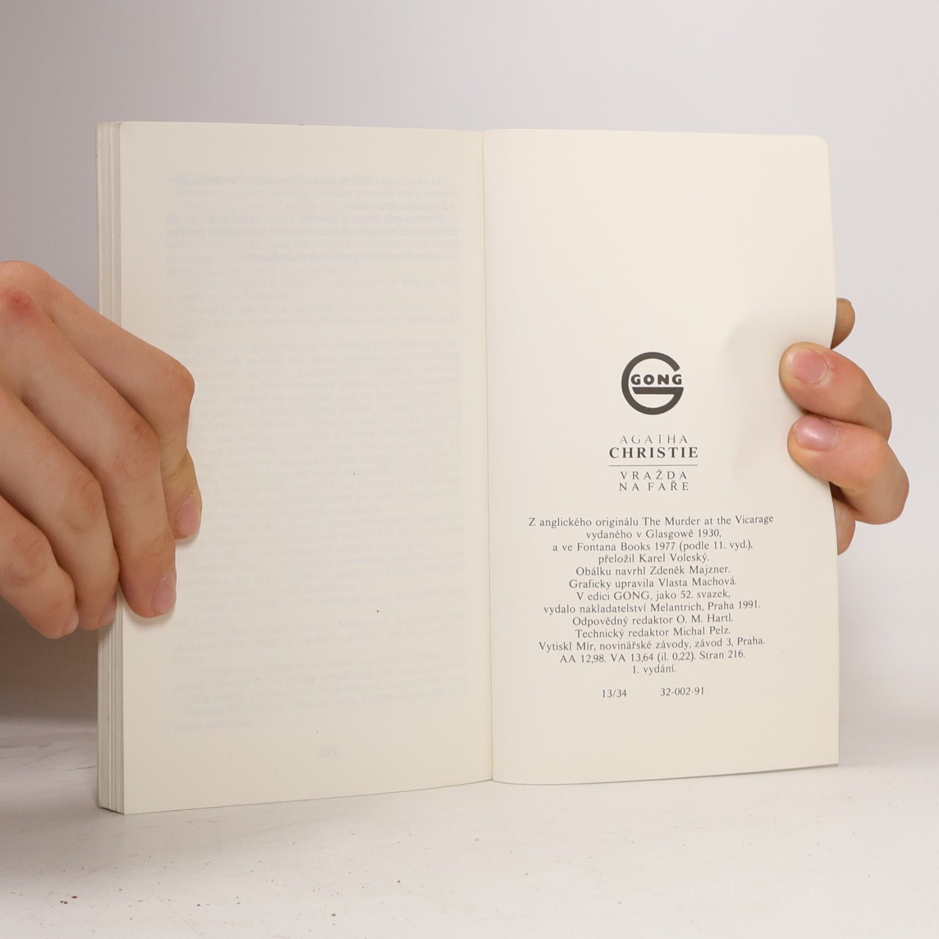 Agatha Christie Vražda na faře