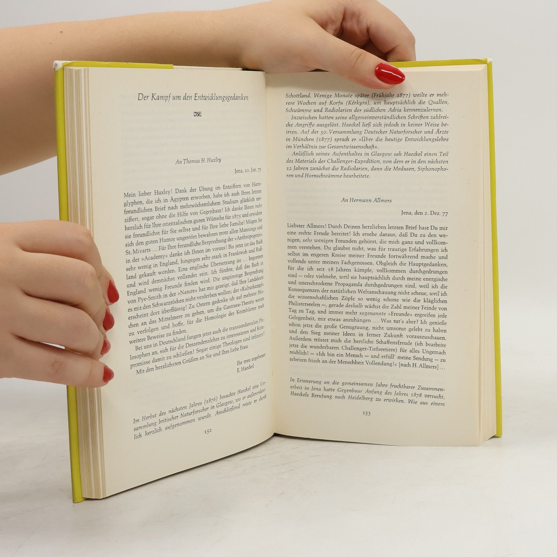 Ernst Haeckel Biographie in Briefen