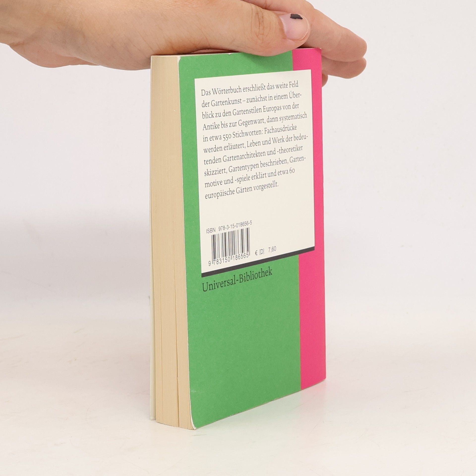 Gabriele Uerscheln Wörterbuch der europäischen Gartenkunst