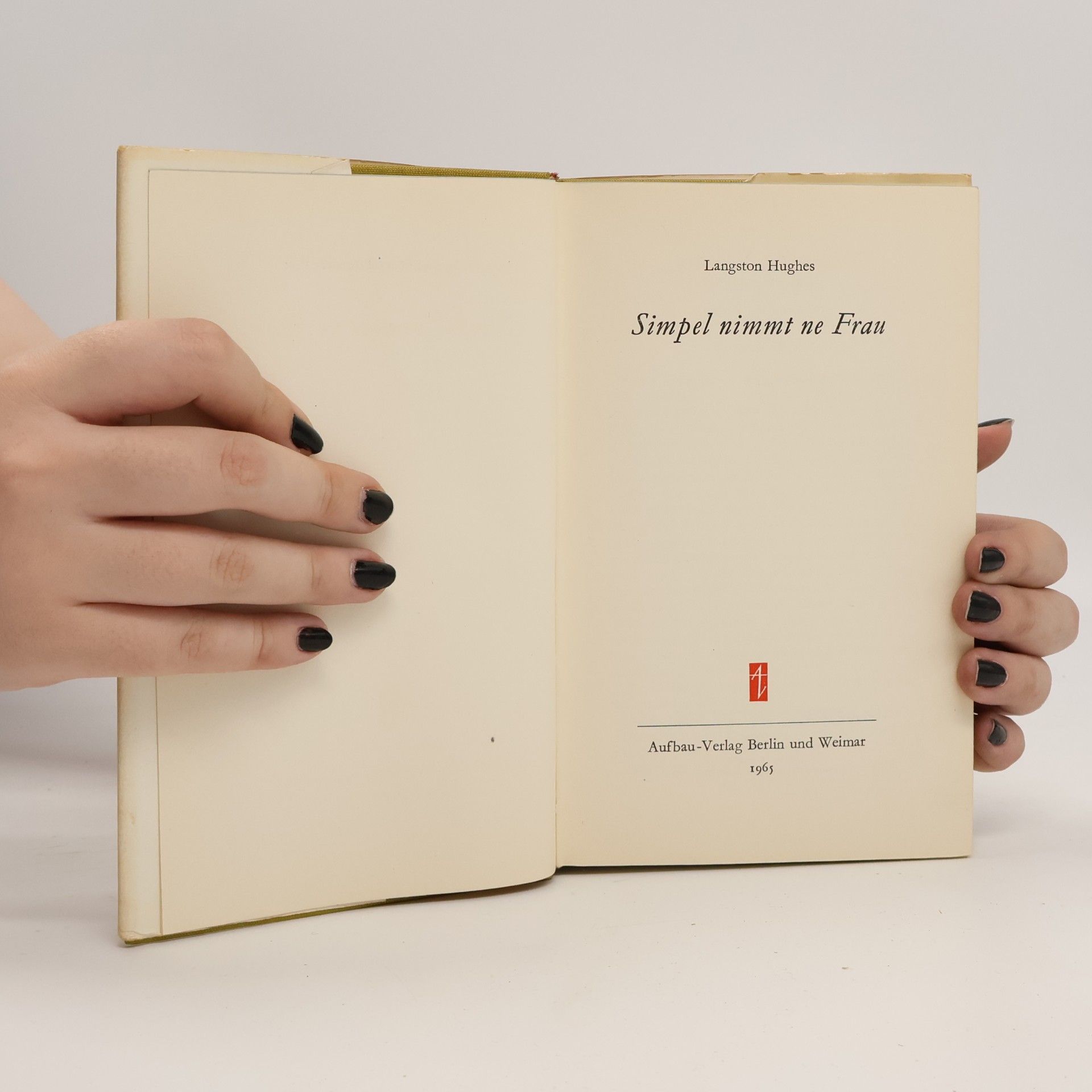Langston Hughes Simpel nimmt ne Frau