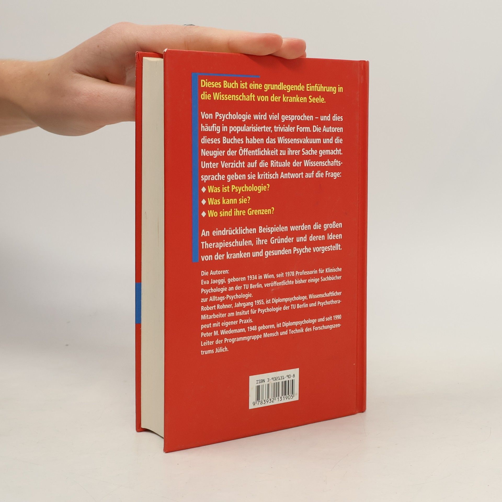 Eva Jaeggi Klinische Psychologie, was ist das?
