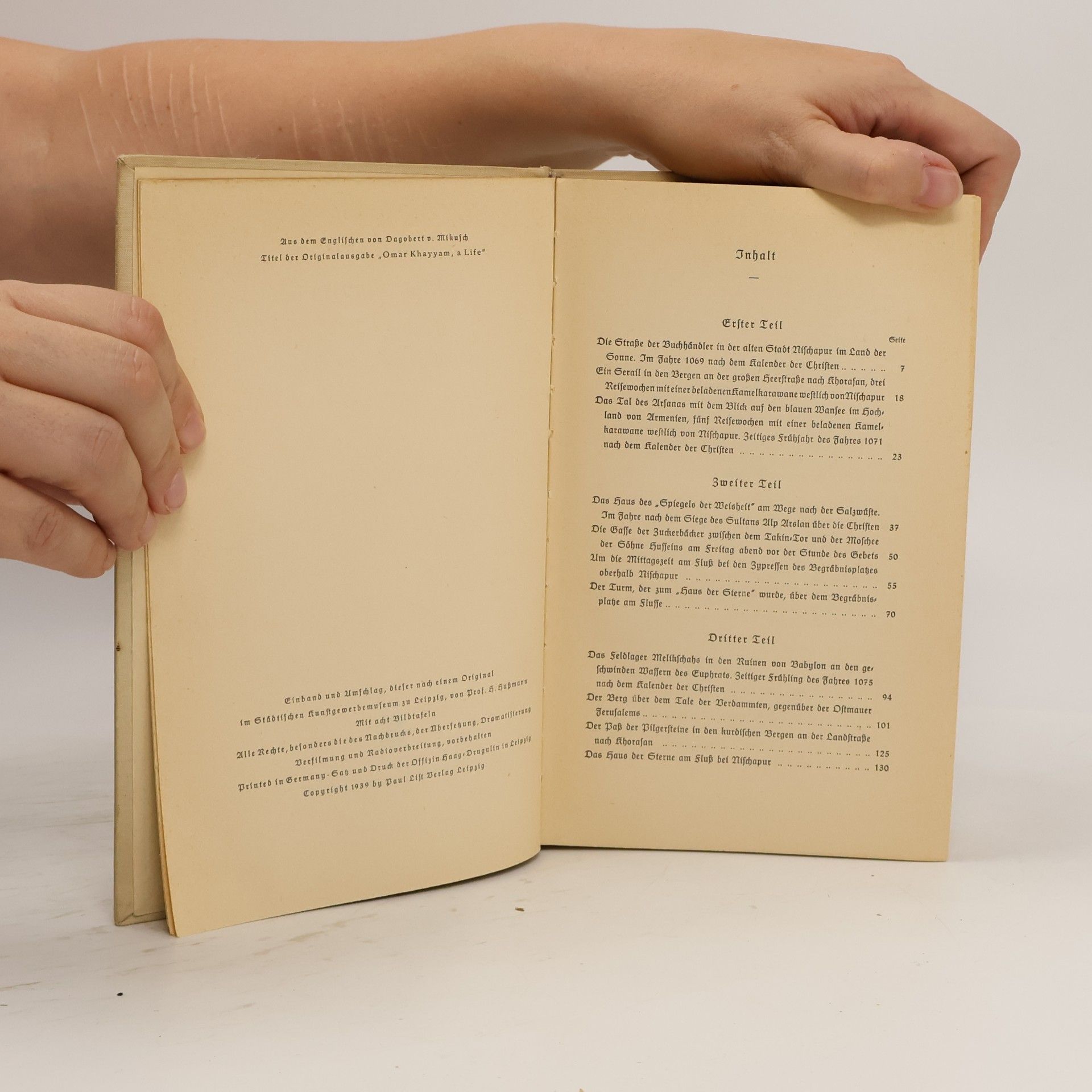 Harold Lamb Omar der Zeltmacher