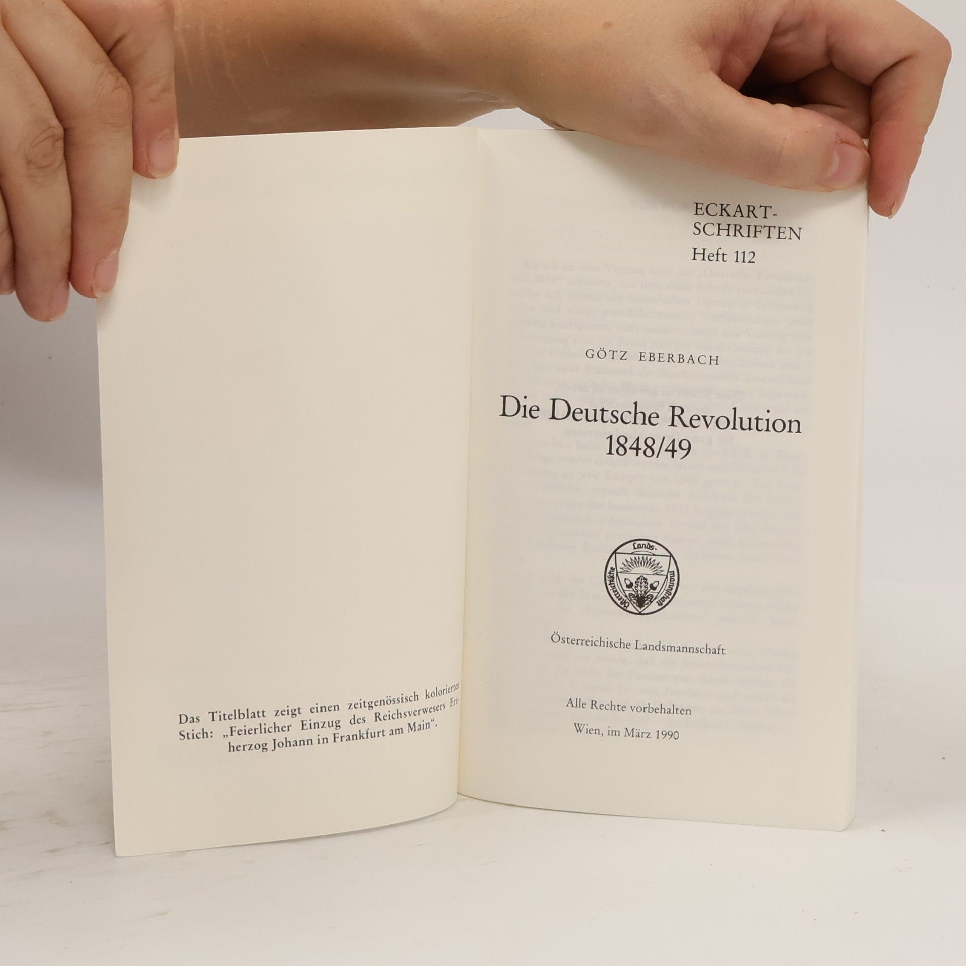 Götz Eberbach Die Deutsche Revolution