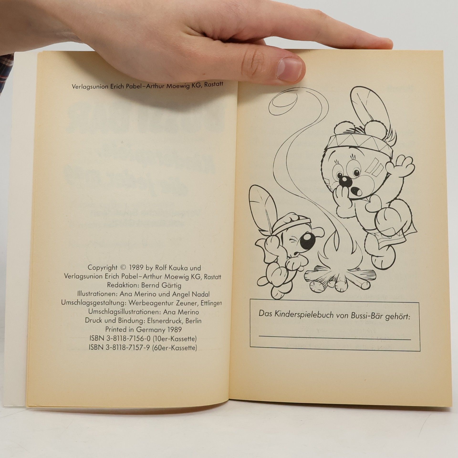 Rolf Kauka Bussi Bär. Kinderspiele, die jeder Mag