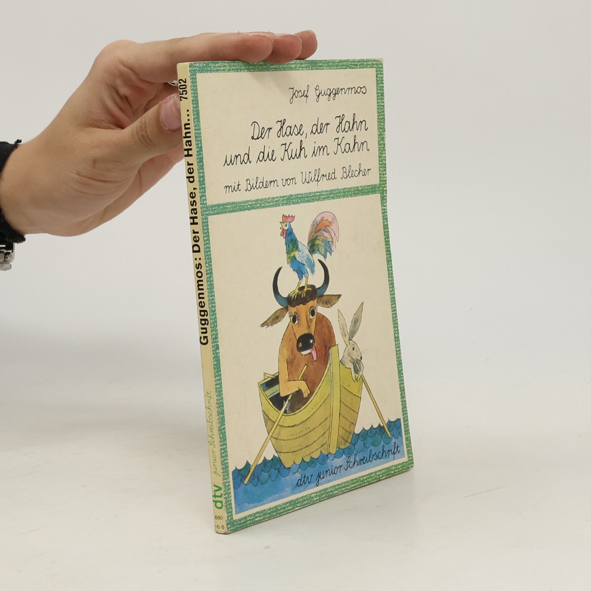dtv junior Schreibschrift: Der Hase, der Hahn und die Kuh im Kahn