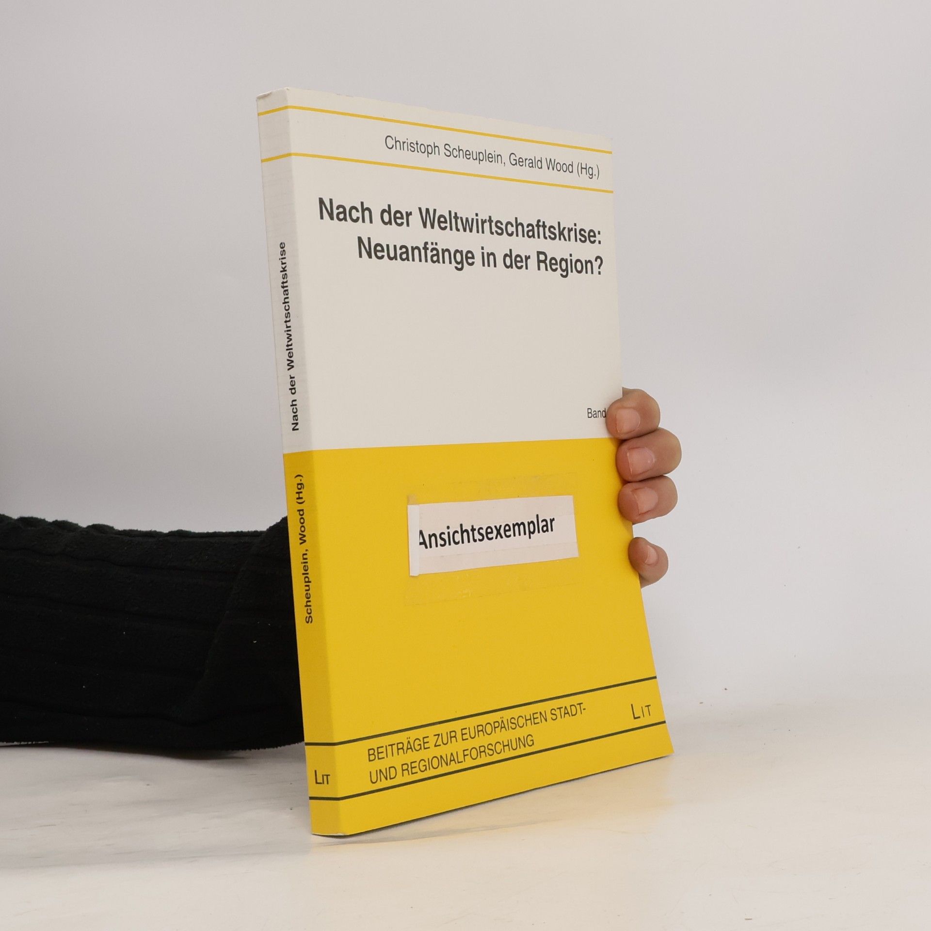 Christoph Scheuplein Beiträge zur Europäischen Stadt- und Regionalforschung: Nach der Weltwirtschaftskrise: Neuanfänge in der Region?
