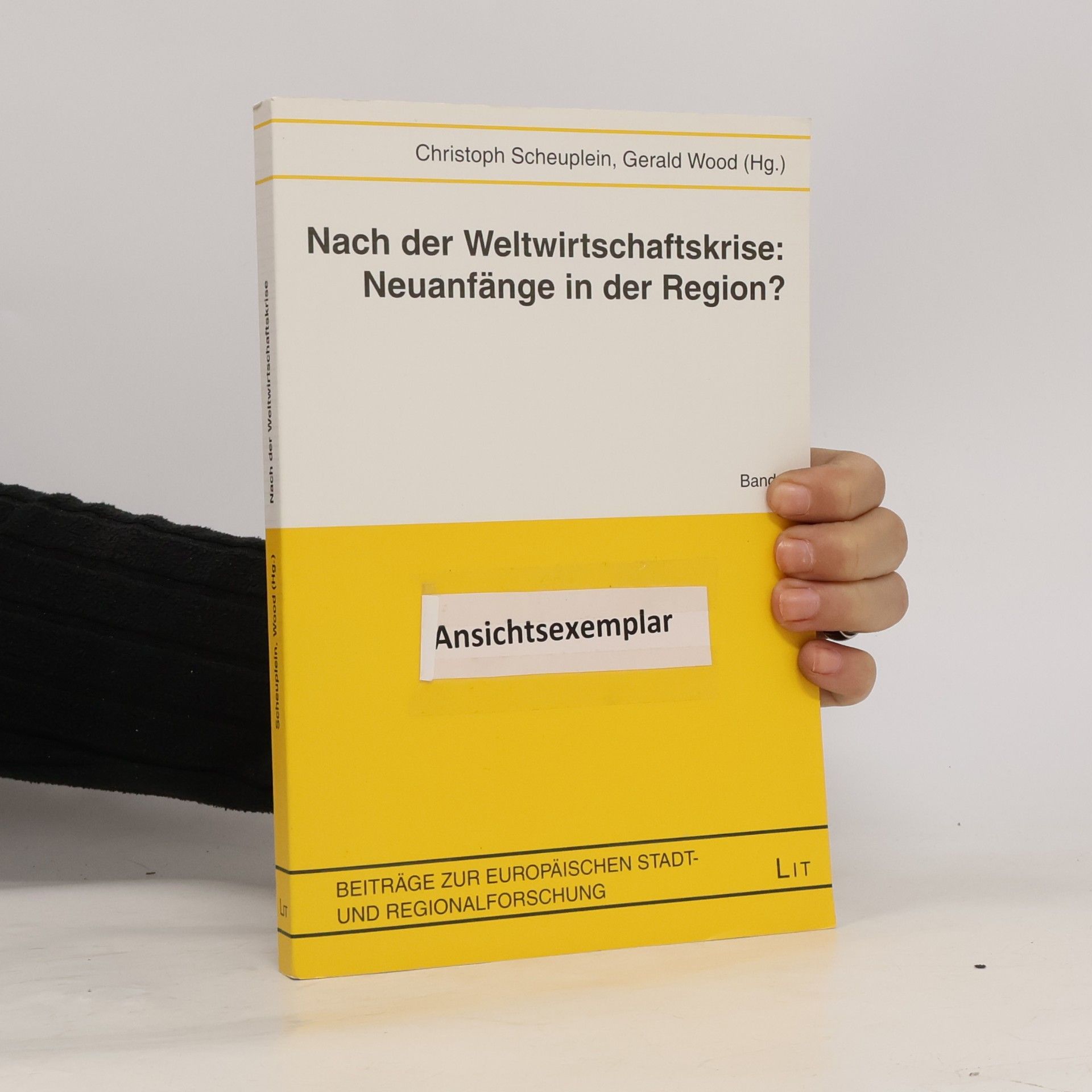 Christoph Scheuplein Beiträge zur Europäischen Stadt- und Regionalforschung: Nach der Weltwirtschaftskrise: Neuanfänge in der Region?