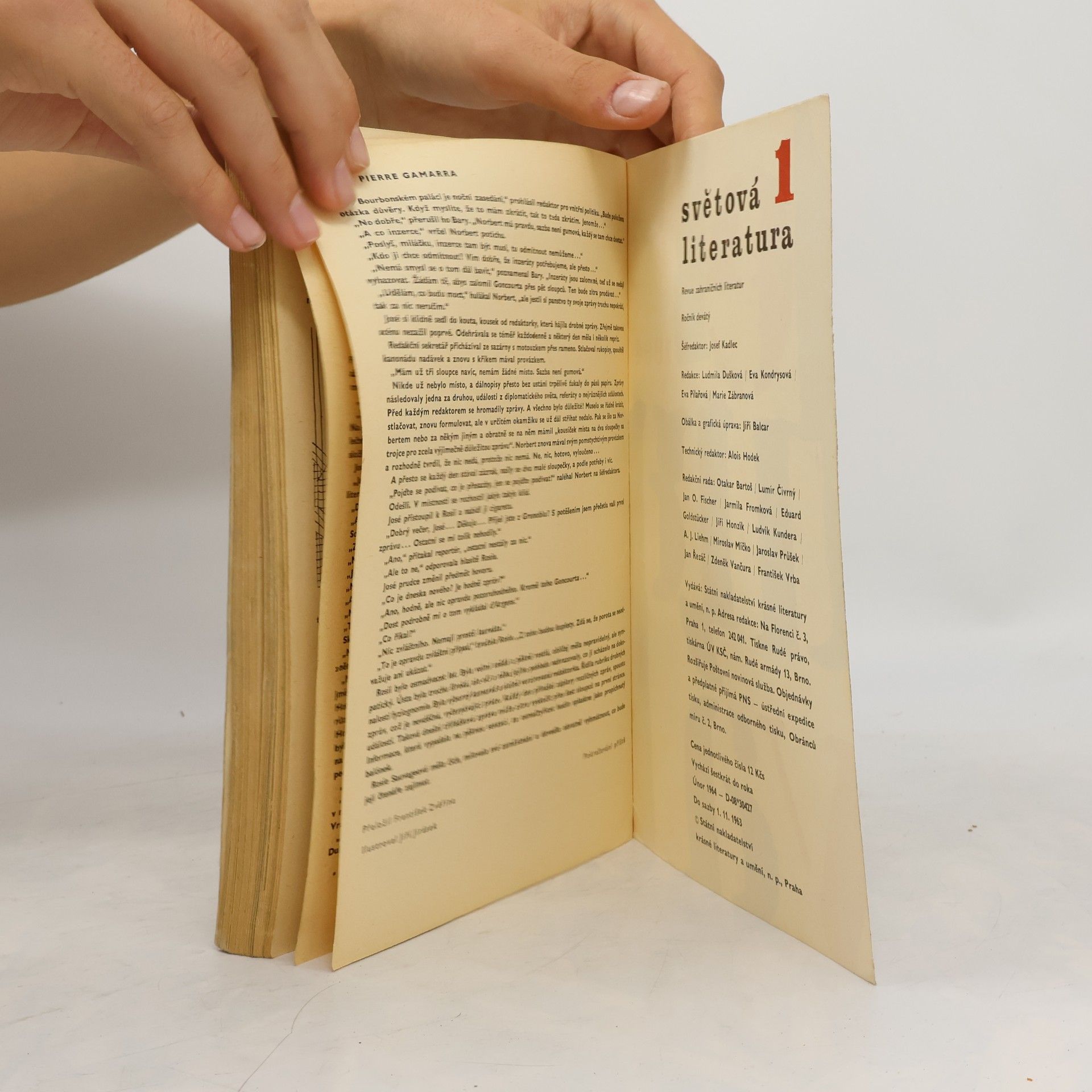Kolektiv autorů Světová literatura 1. - 6. 1964