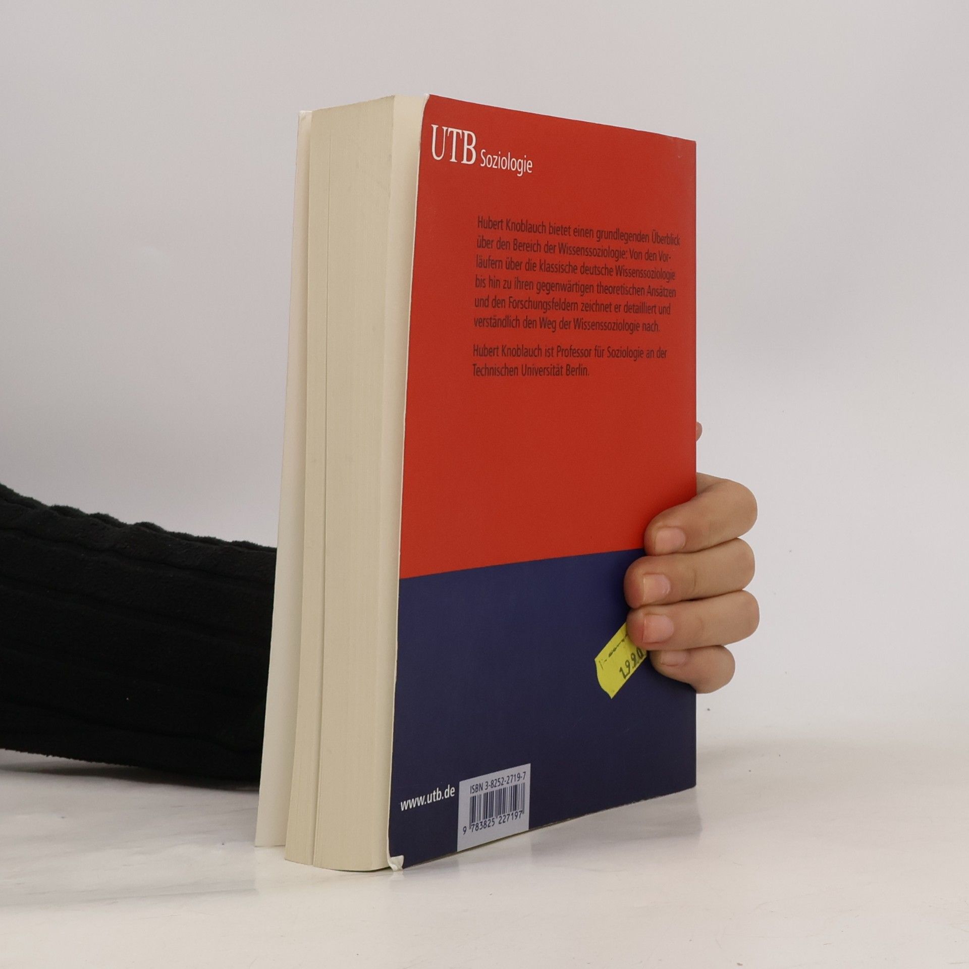 Hubert Knoblauch UTB - 2719: Wissenssoziologie