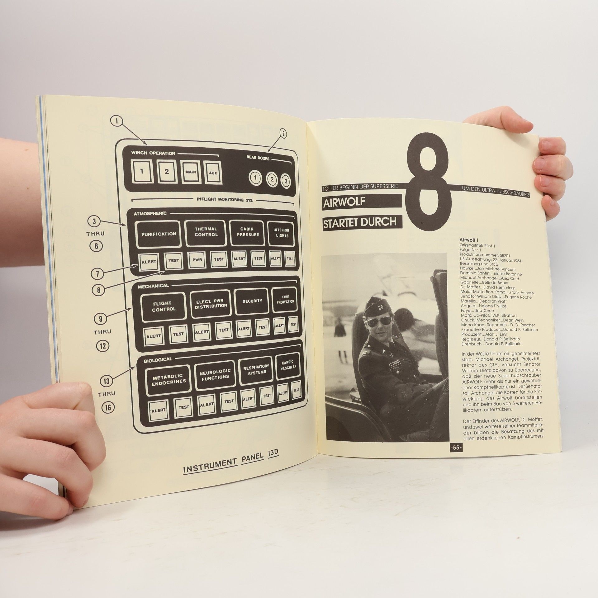 Claudius von Zolkov Das grosse Buch über Airwolf