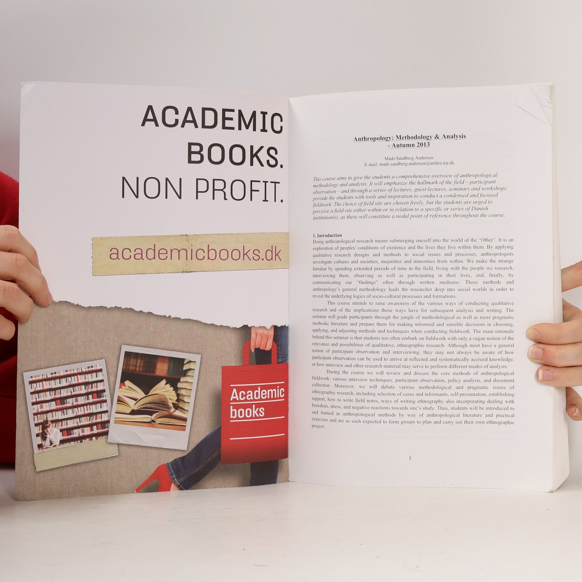 Mads Sandberg Andersen Anthropology: Methodology and Analysis