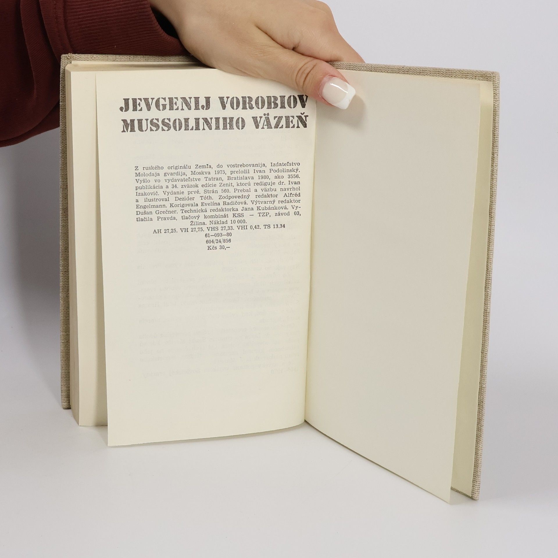 Jevgenij Vorobjov Mussoliniho vězeň