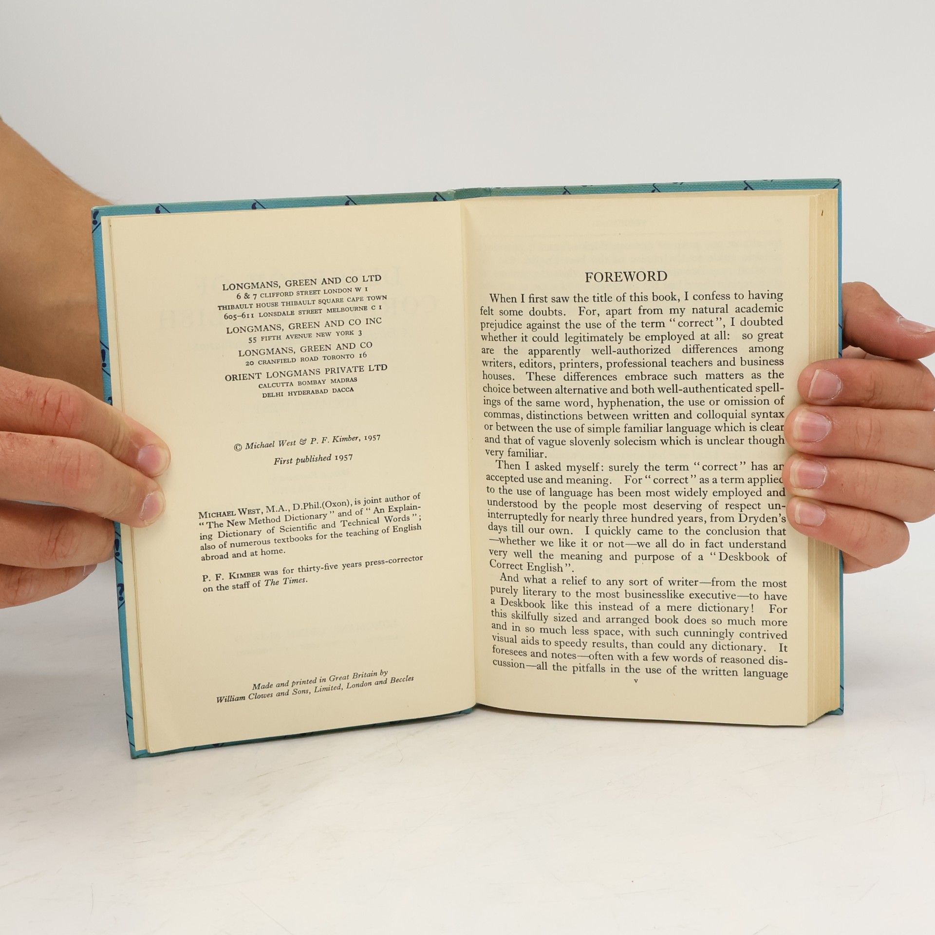 Michael West Deskbook of Correct English
