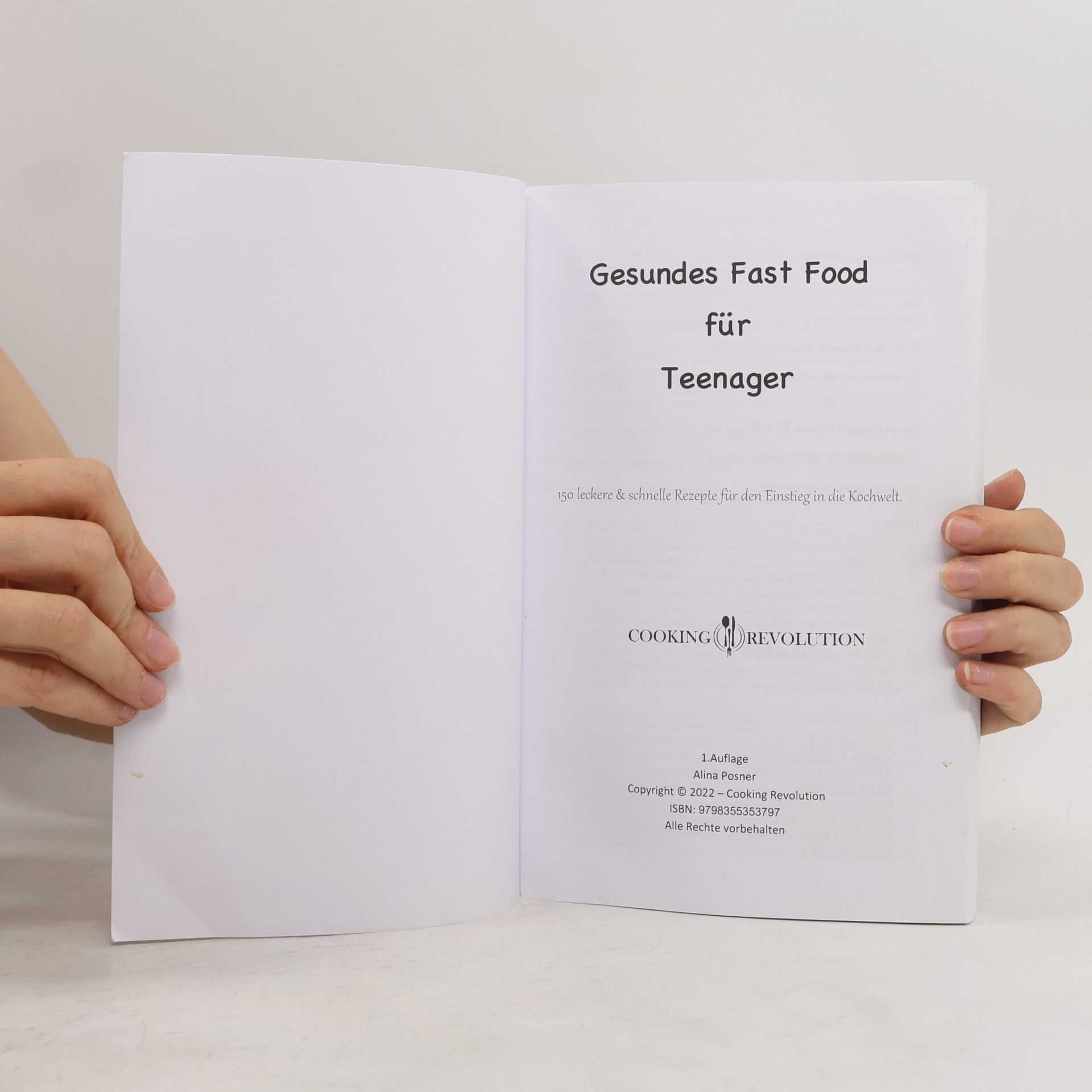 Alina Posner Gesundes Fast Food für Teenager