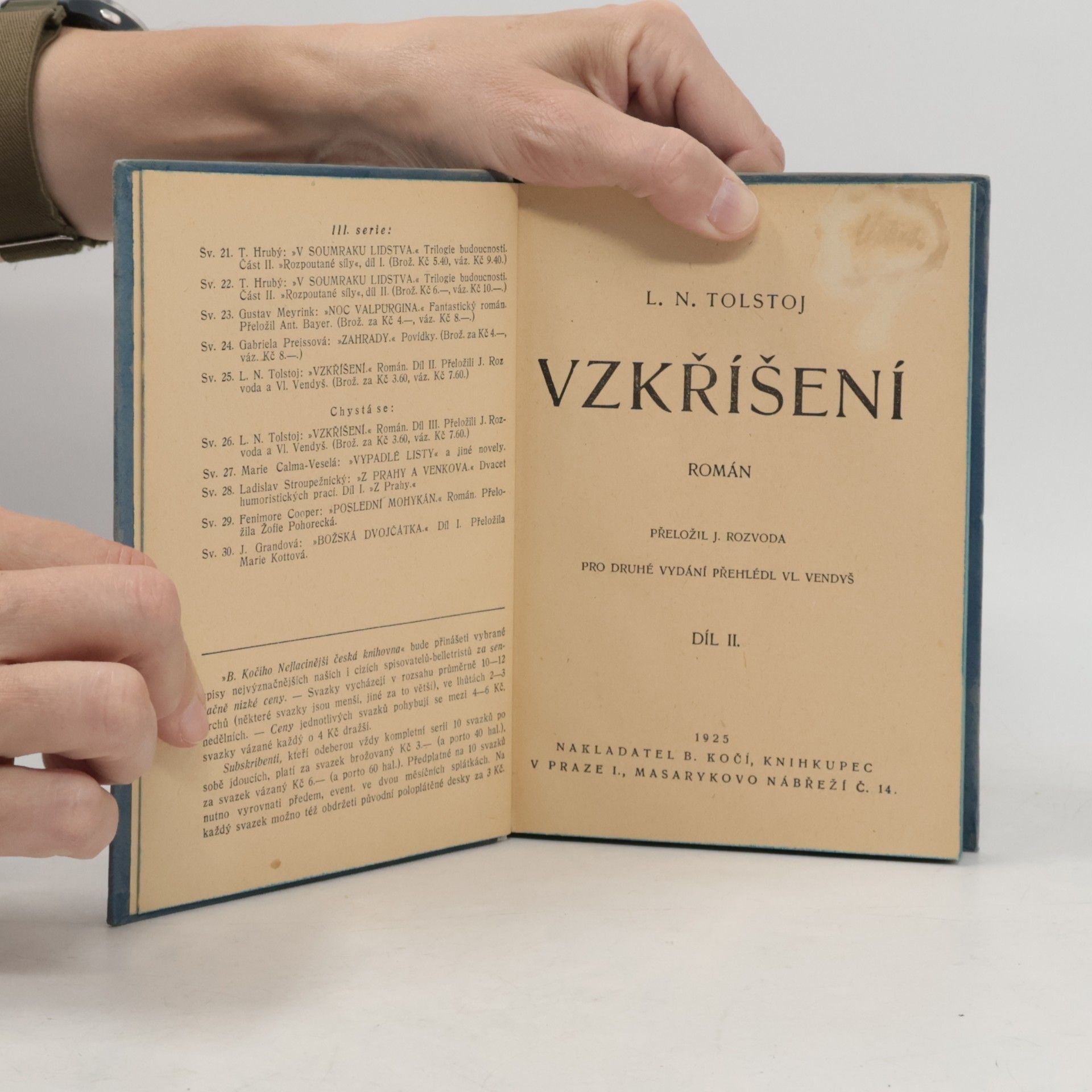 Lew Nikolajewitsch Tolstoi Vzkříšení II.