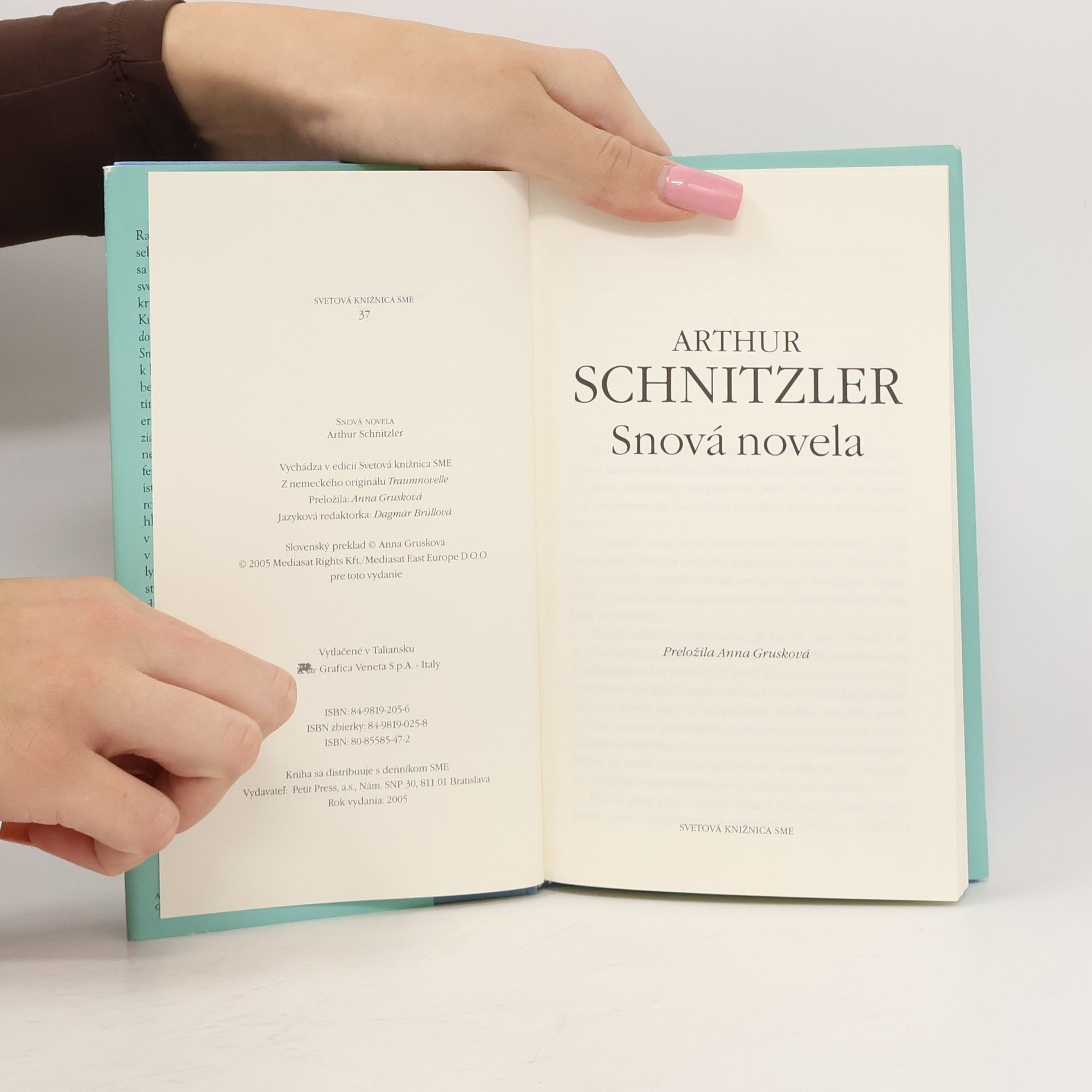Arthur Schnitzler Snová novela