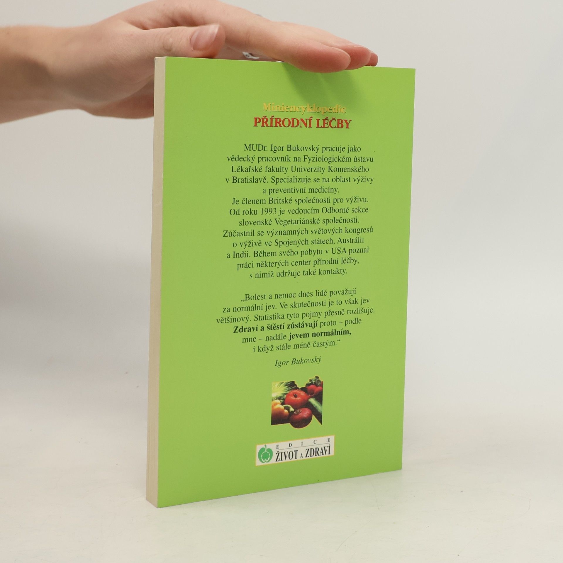 Igor Bukovský Miniencyklopedie přírodní léčby