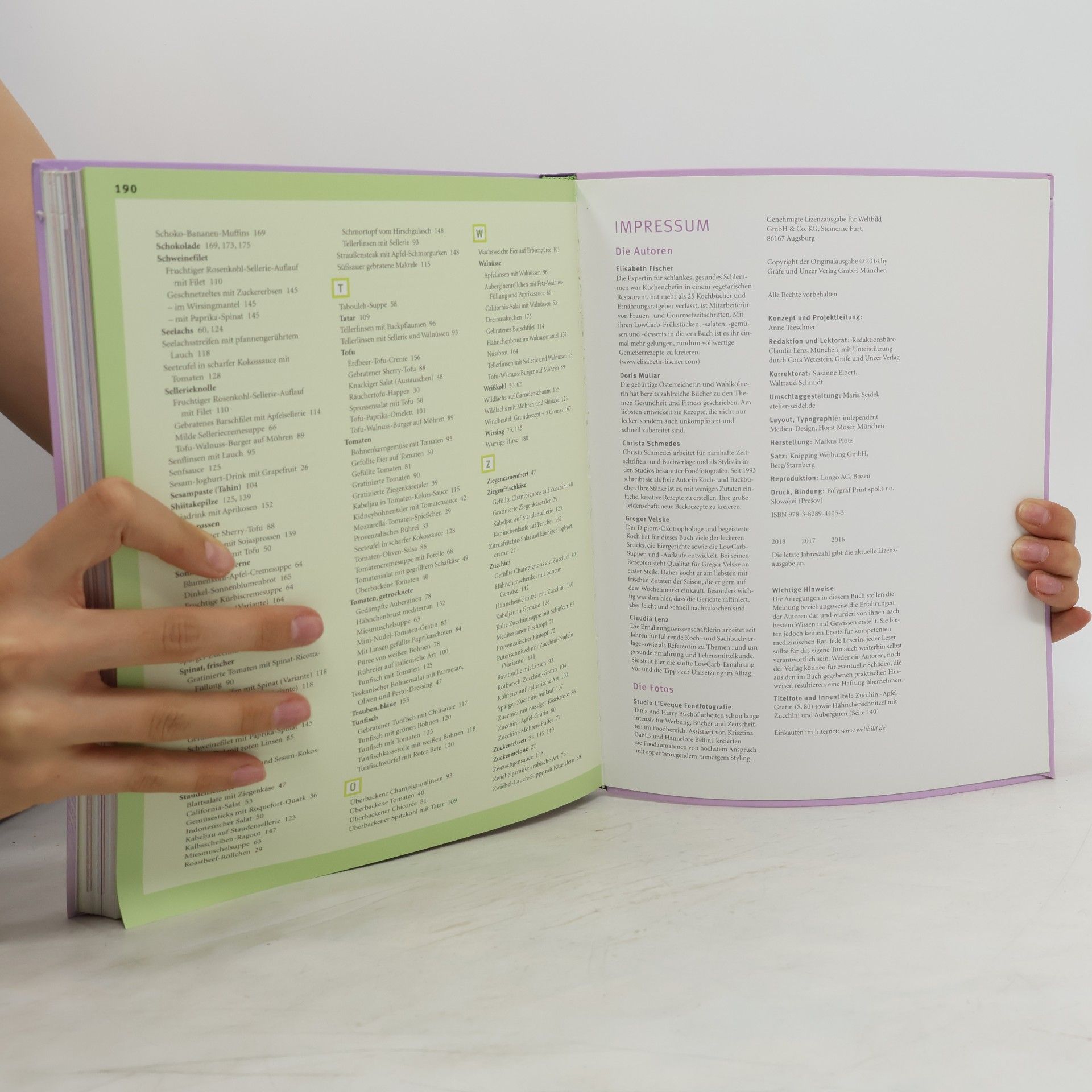 Fischer Low carb das Kochbuch