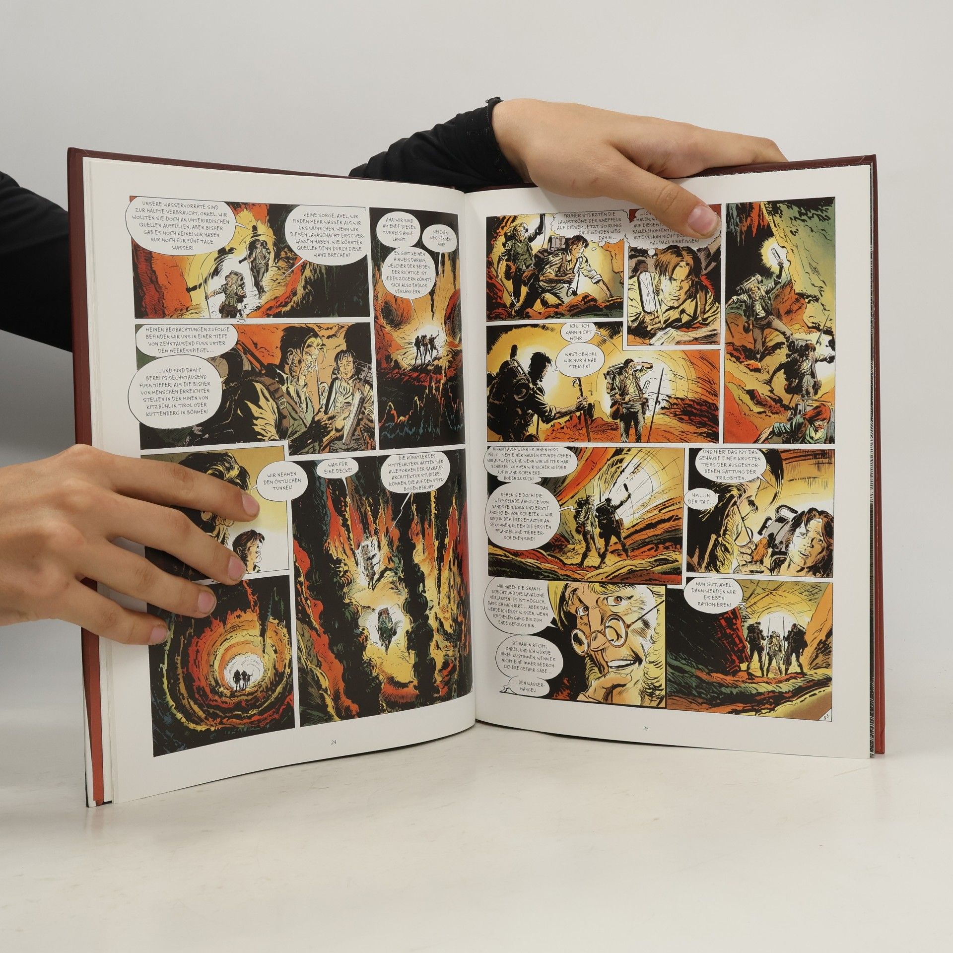 Jules Verne Brockhaus Literaturcomics: Jules Verne - Reise zum Mittelpunkt der Erde
