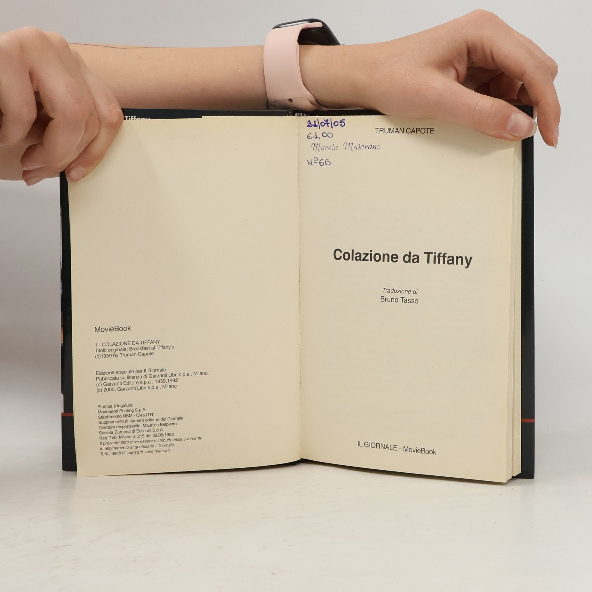Truman Capote Colazione da Tiffany