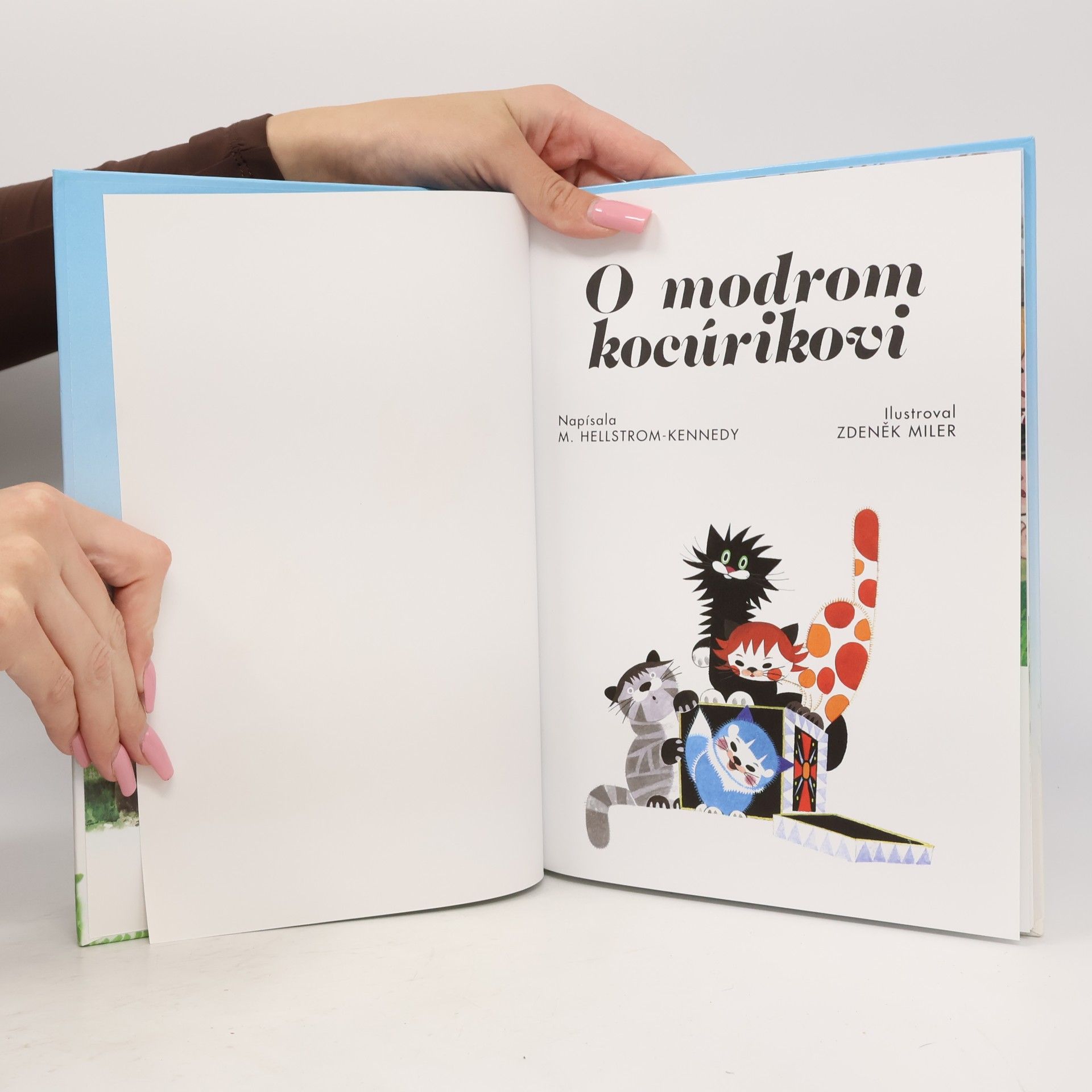 Zdeněk Miler O modrom kocúrikovi