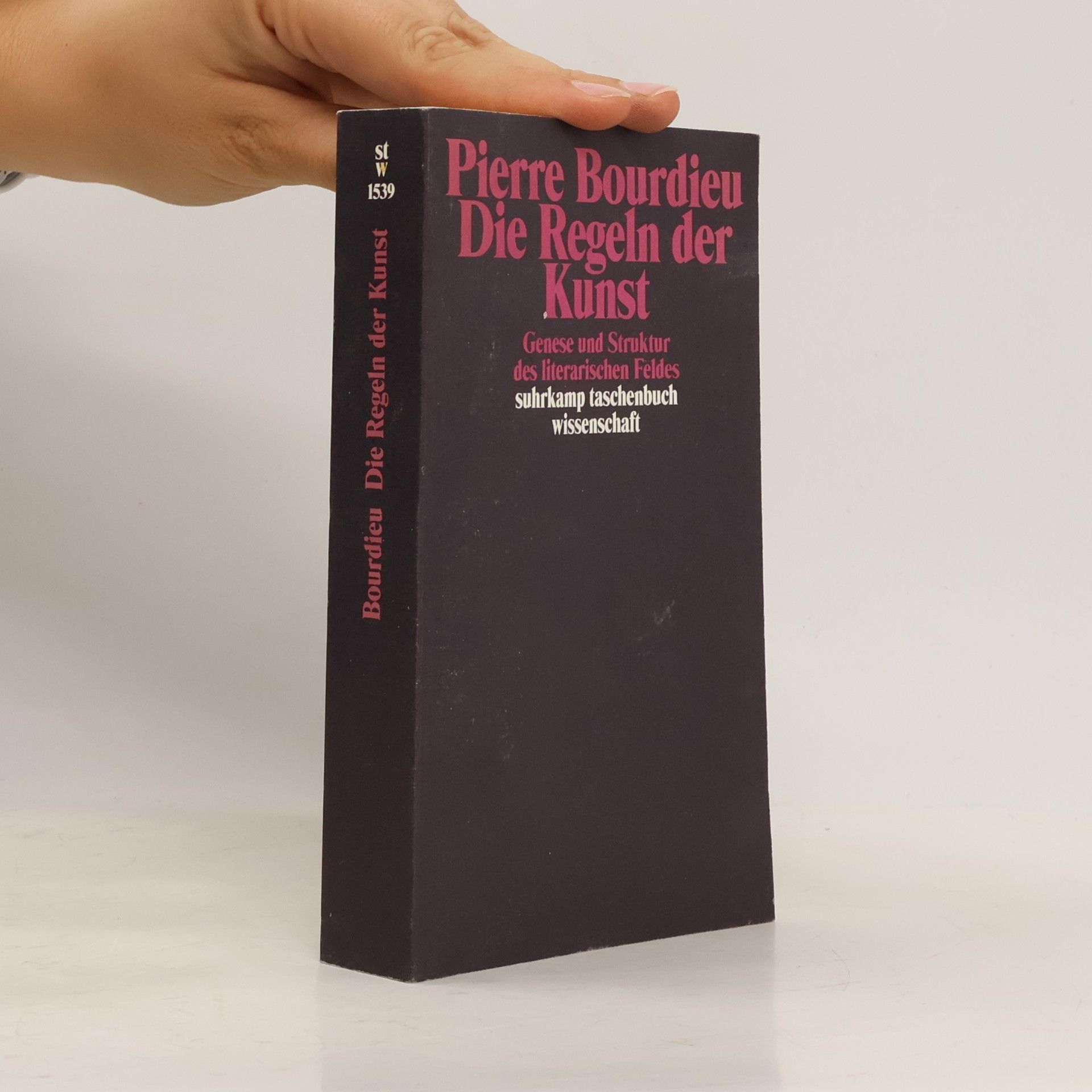 Pierre Bourdieu Die Regeln der Kunst