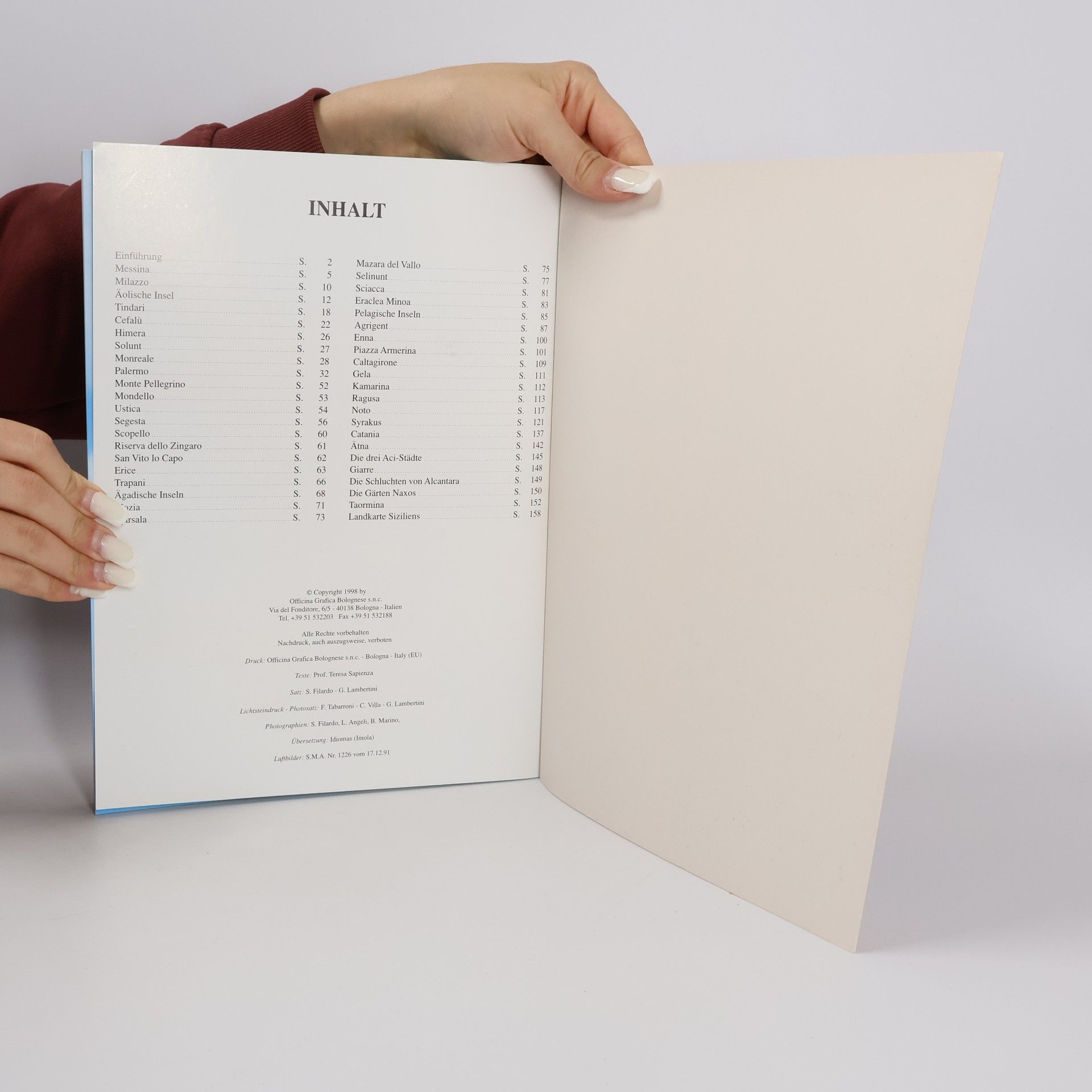 Teresa Sapienza Sizilien. Kunst, Geschichte und Sehenswürdigkeiten