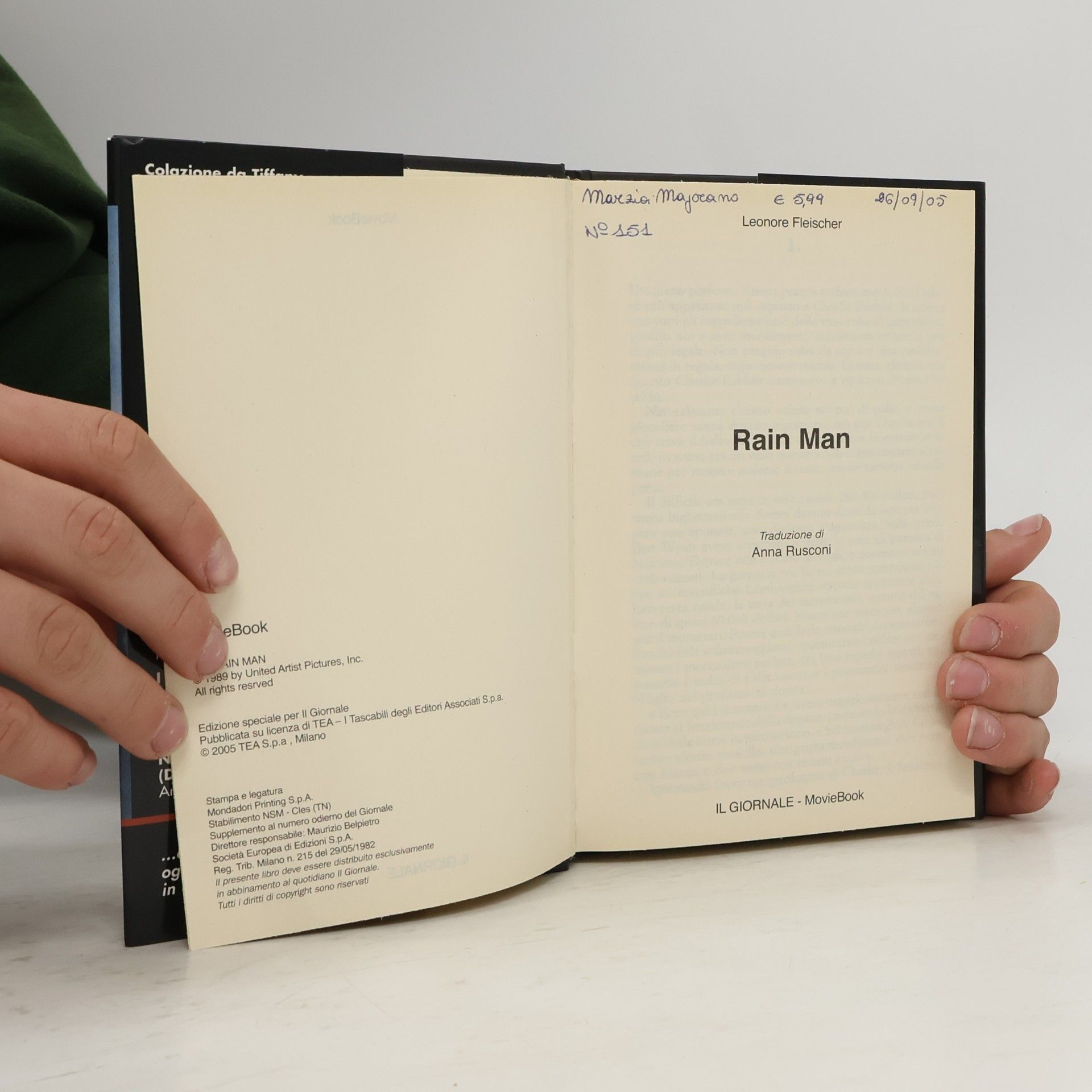 Leonore Fleischer Rain Man