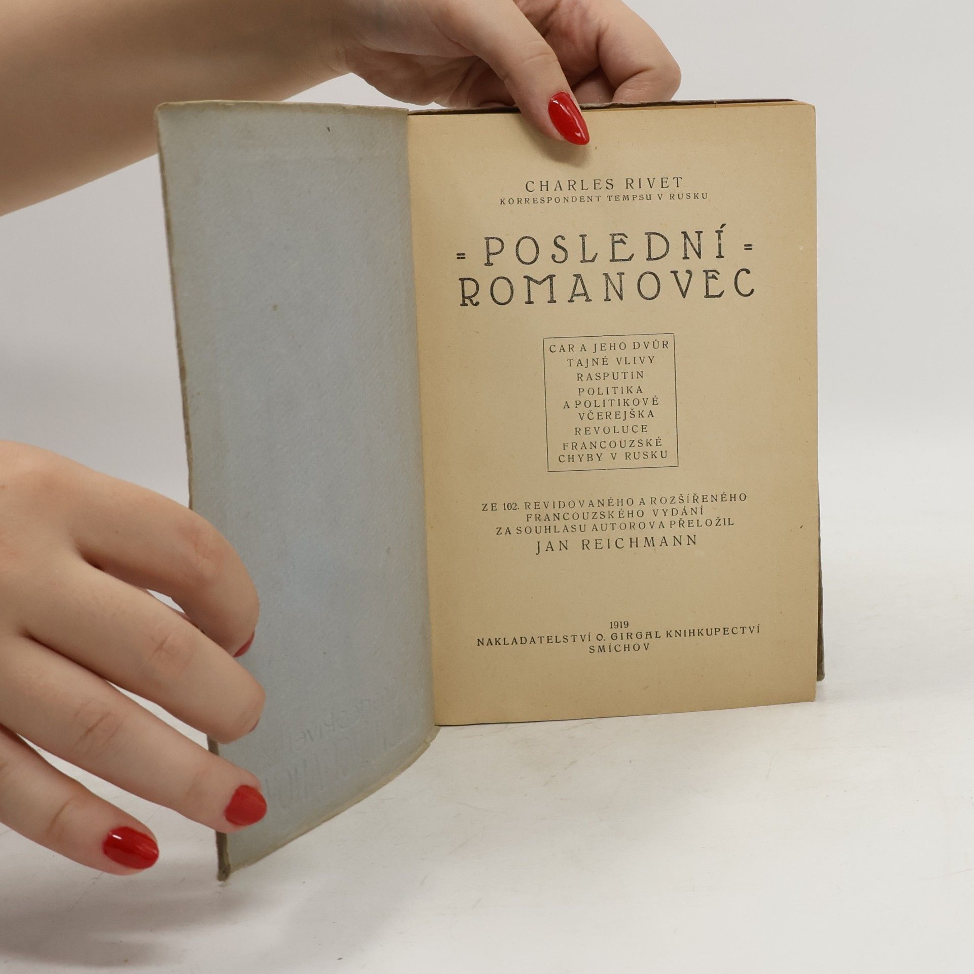 Charles Rivet Poslední Romanovec