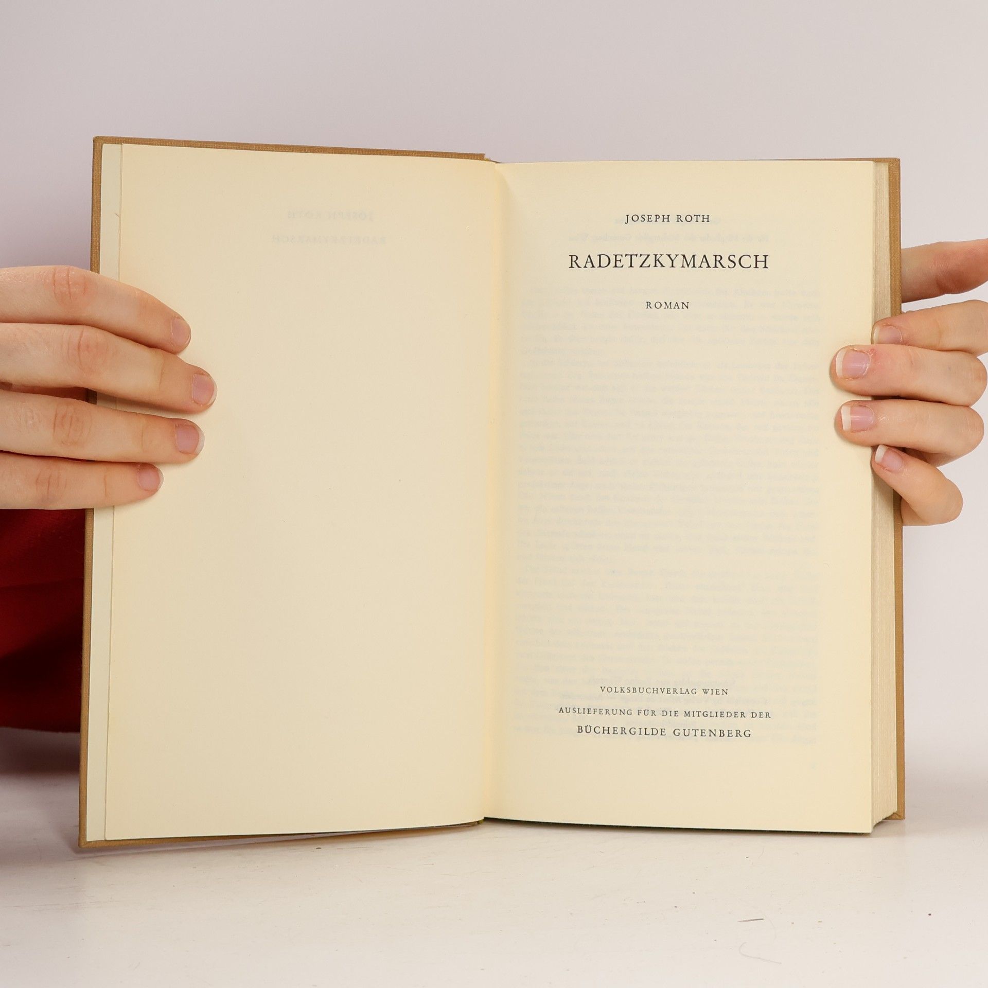 Joseph Roth Radetzky Marsch