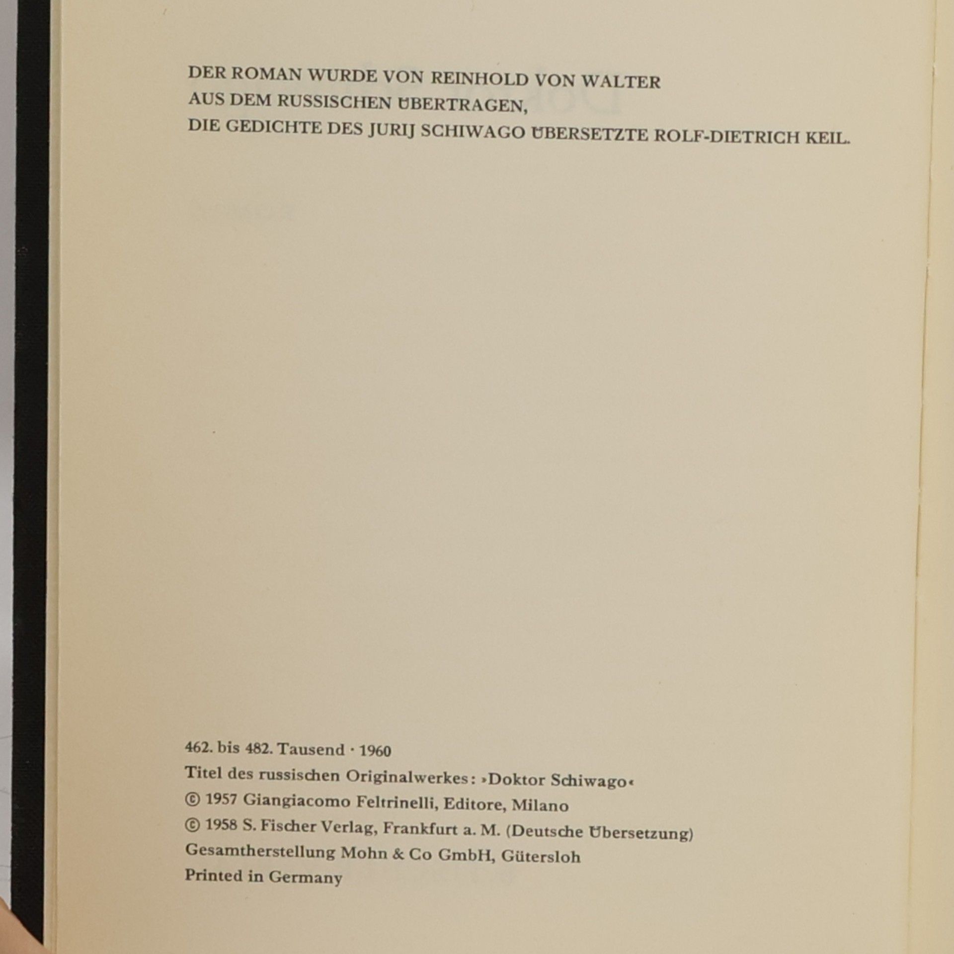 Boris Pastemak  Doktor Schiwago