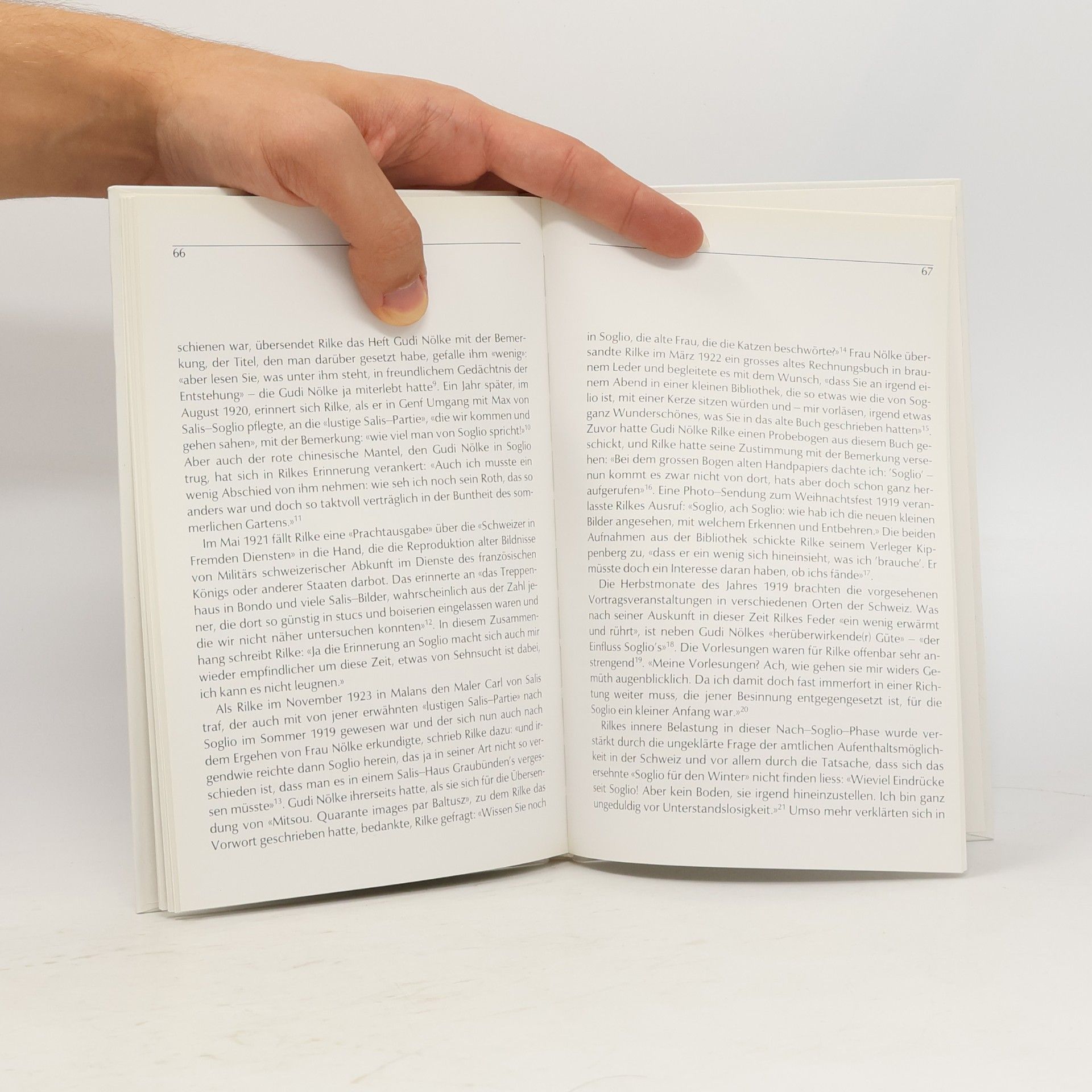 Hans Joachim Barkenings Rainer Maria Rilke in Soglio