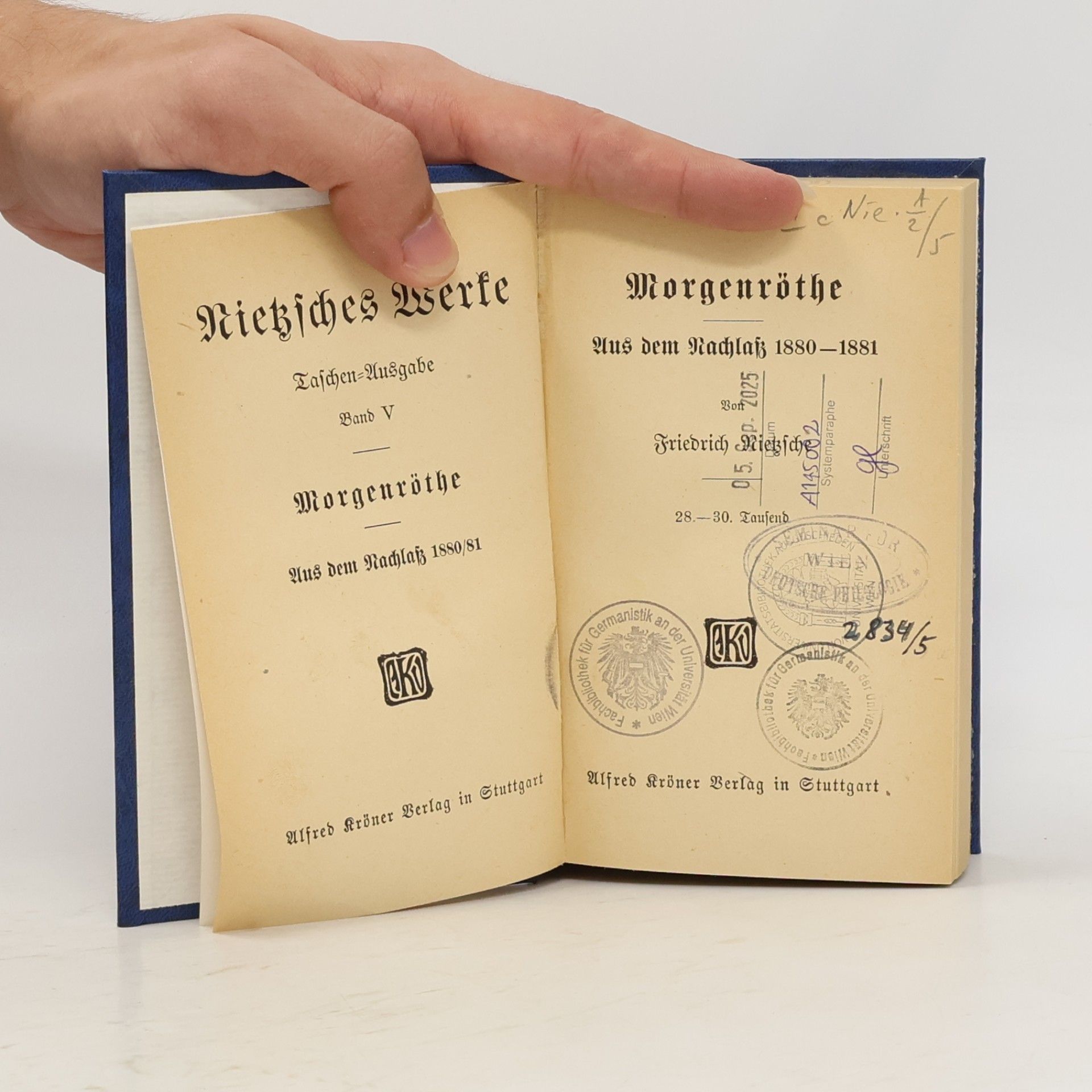 Friedrich Nietzsche Nietzsches Werke 5