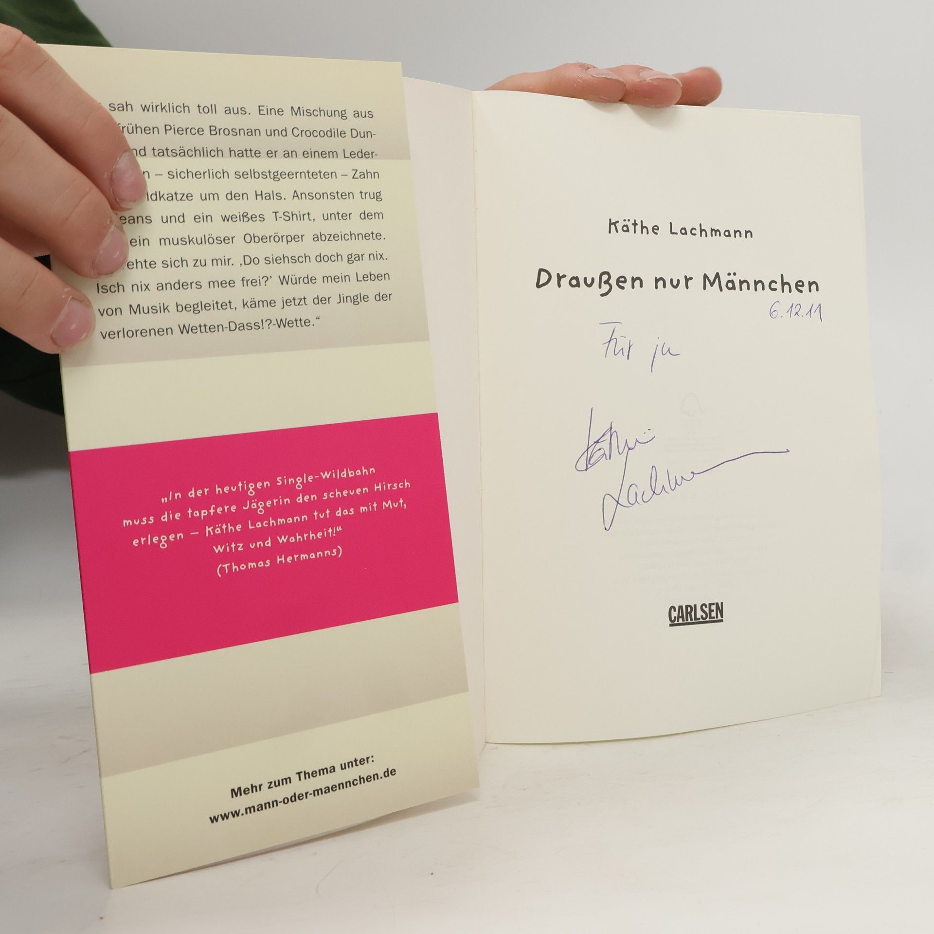 Käthe Lachmann Draußen nur Männchen