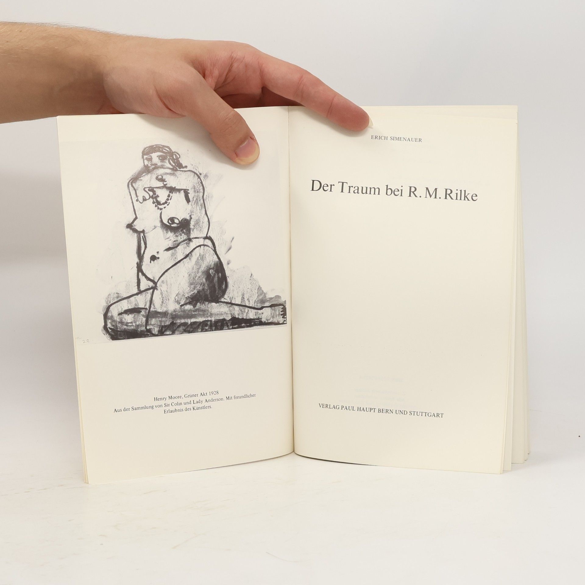 Erich Simenauer Der Traum bei R. M. Rilke