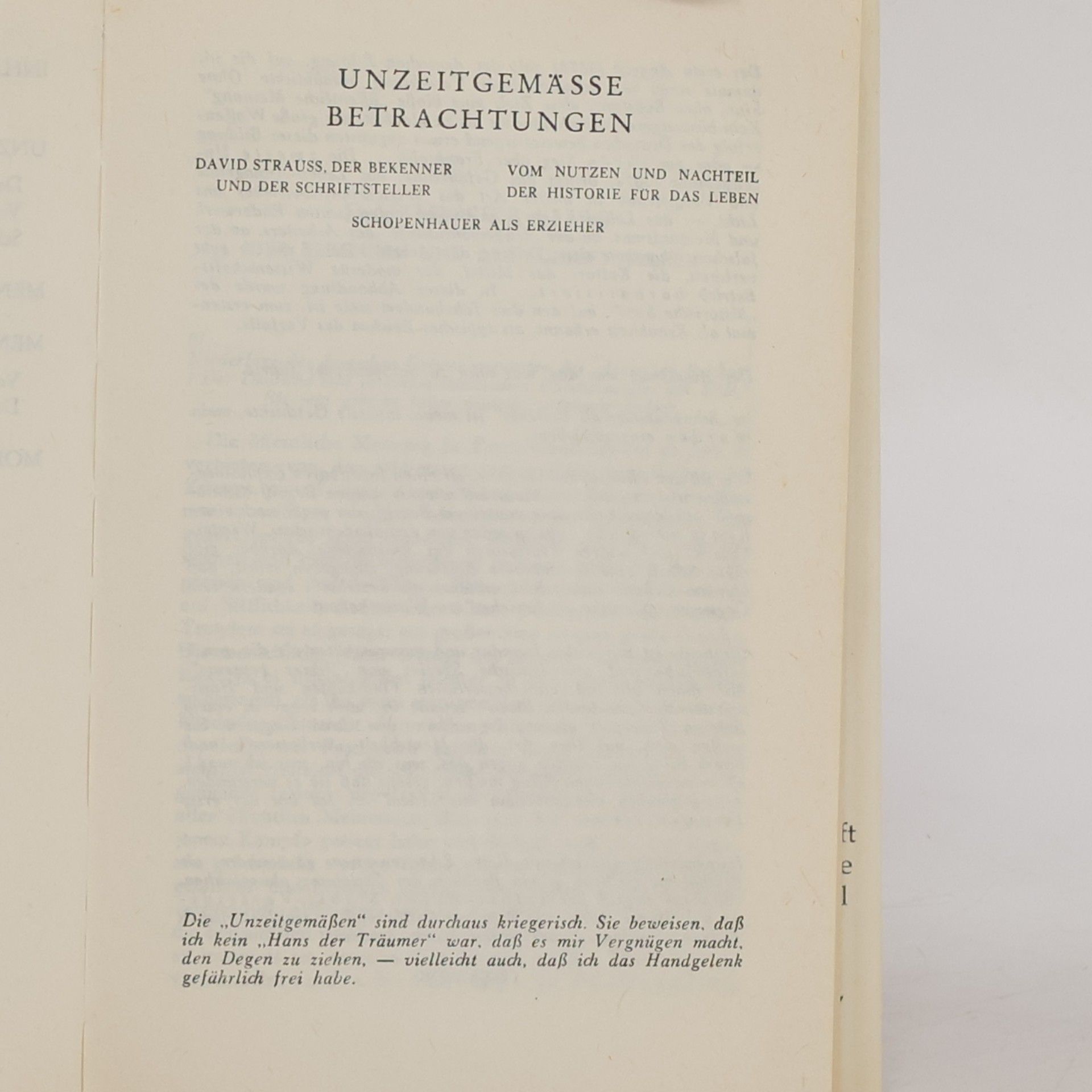 Friedrich Nietzsche Nietzsche Werke 3